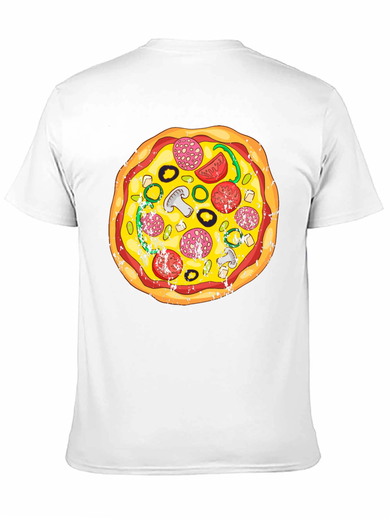 Pizza Graphic T-Shirt - Foodie Fashion Tee