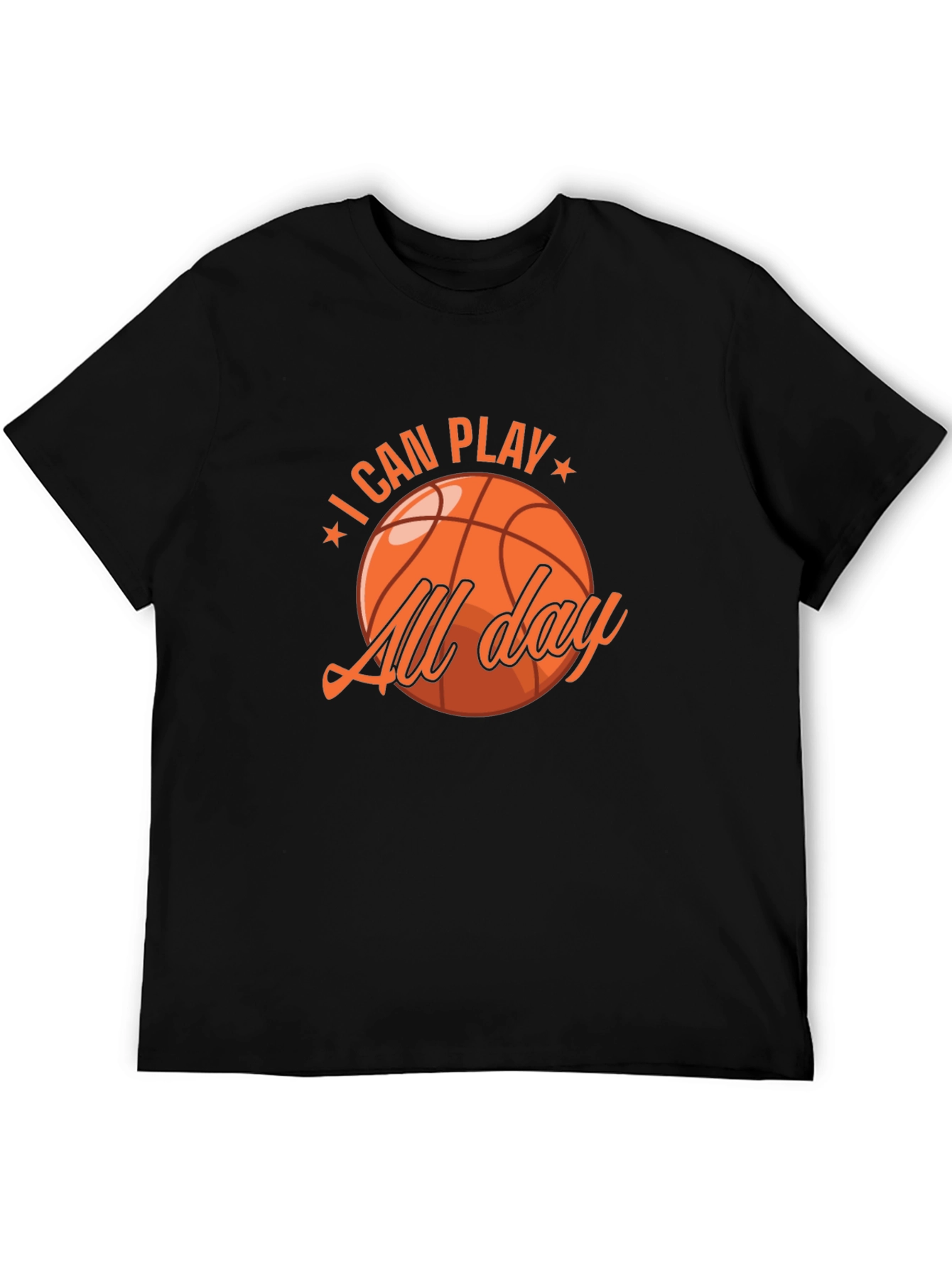 I Can Play All Day Basketball Graphic Tee