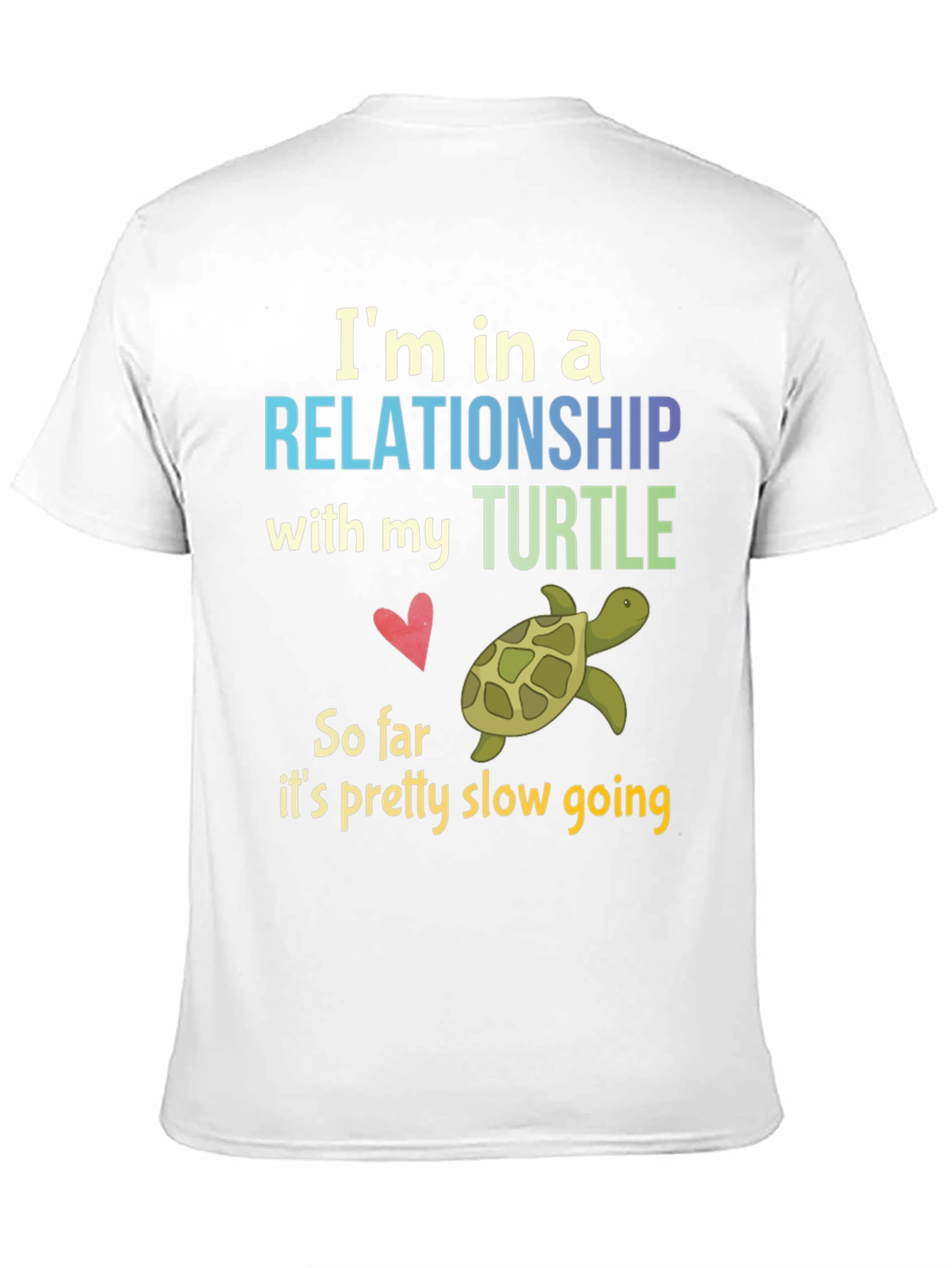 Relationship with My Turtle Graphic T-Shirt