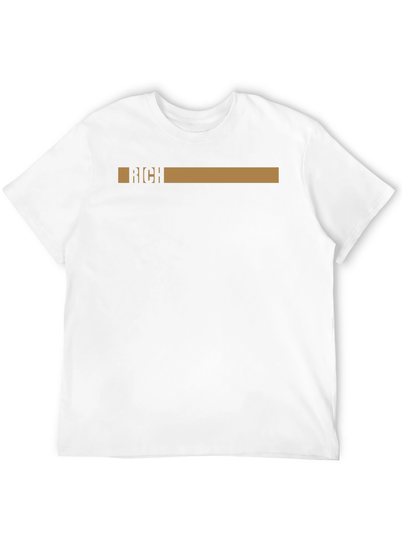 Rich Graphic Print Black T-Shirt