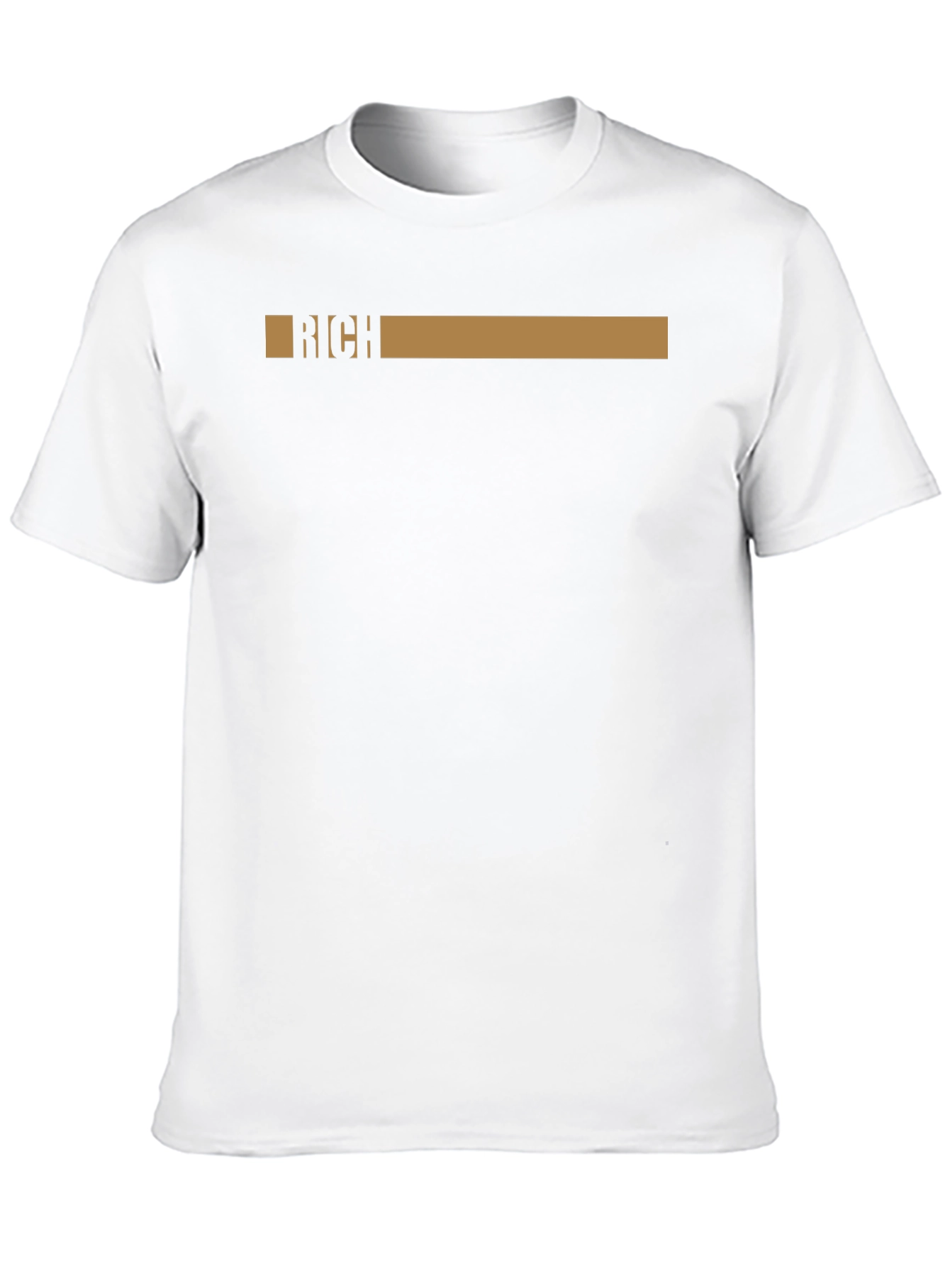 Rich Graphic Print Black T-Shirt