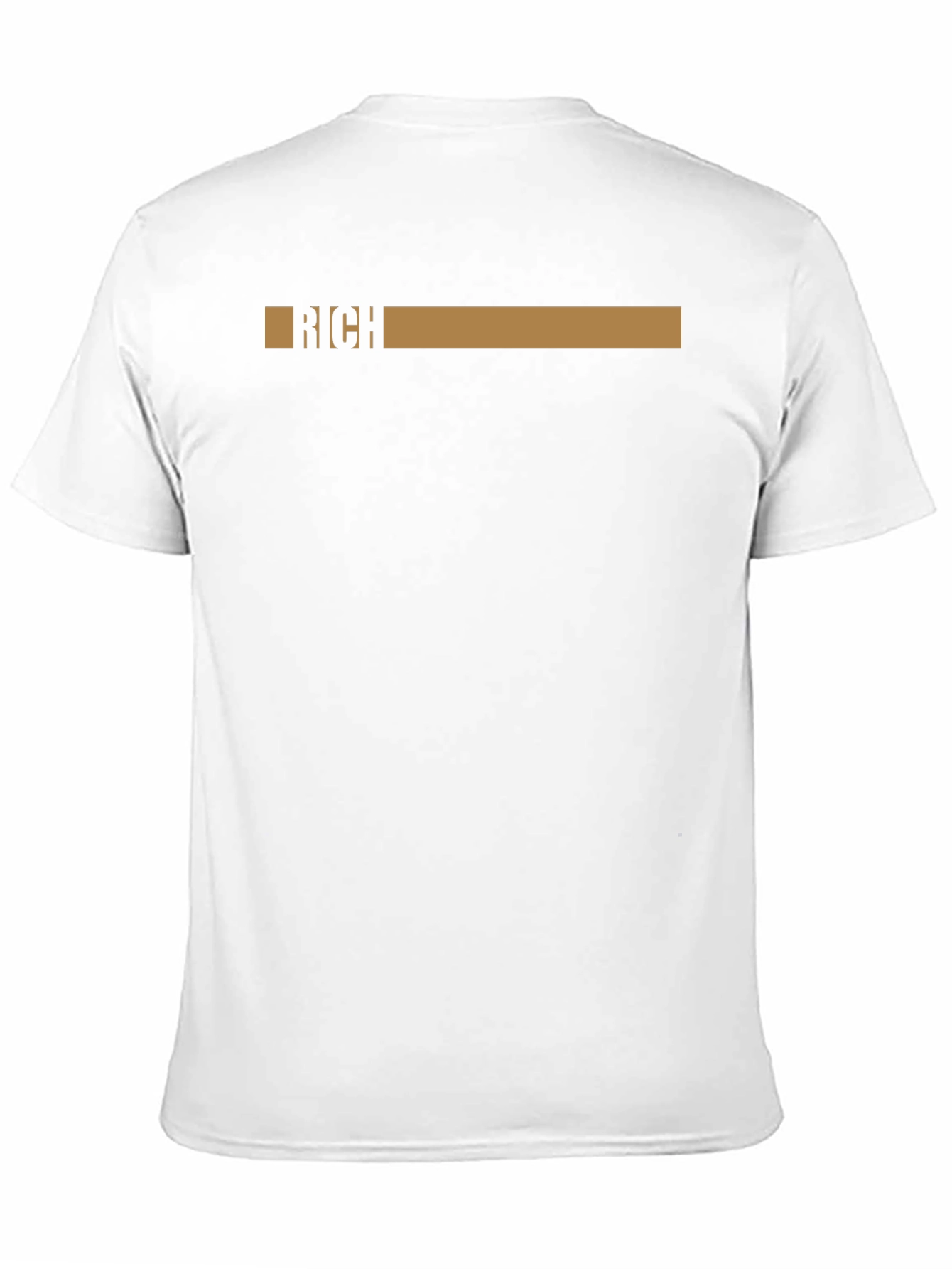 Rich Graphic Print Black T-Shirt