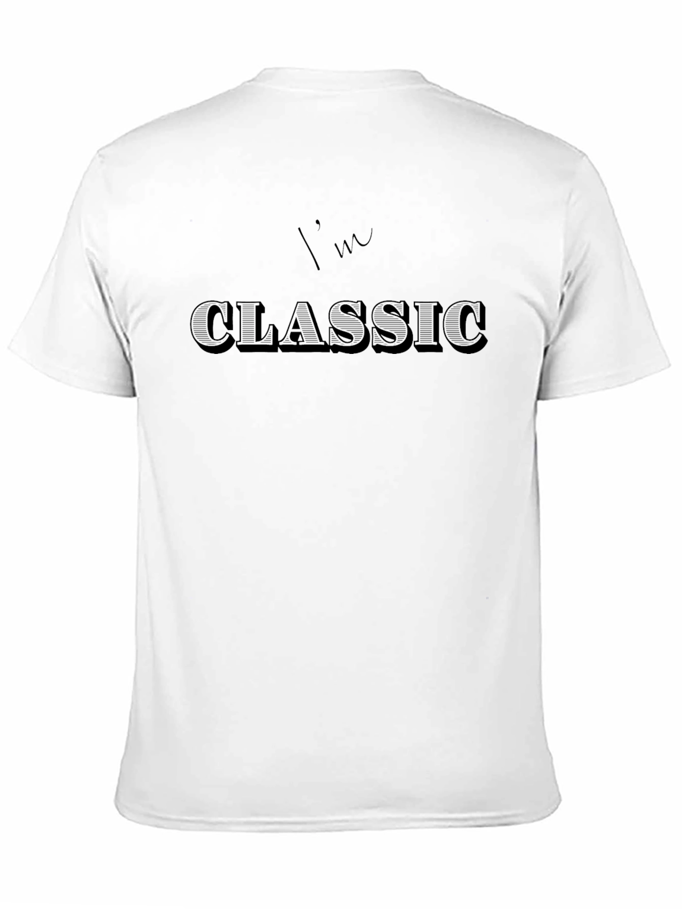 Im Classic Black Graphic Tee
