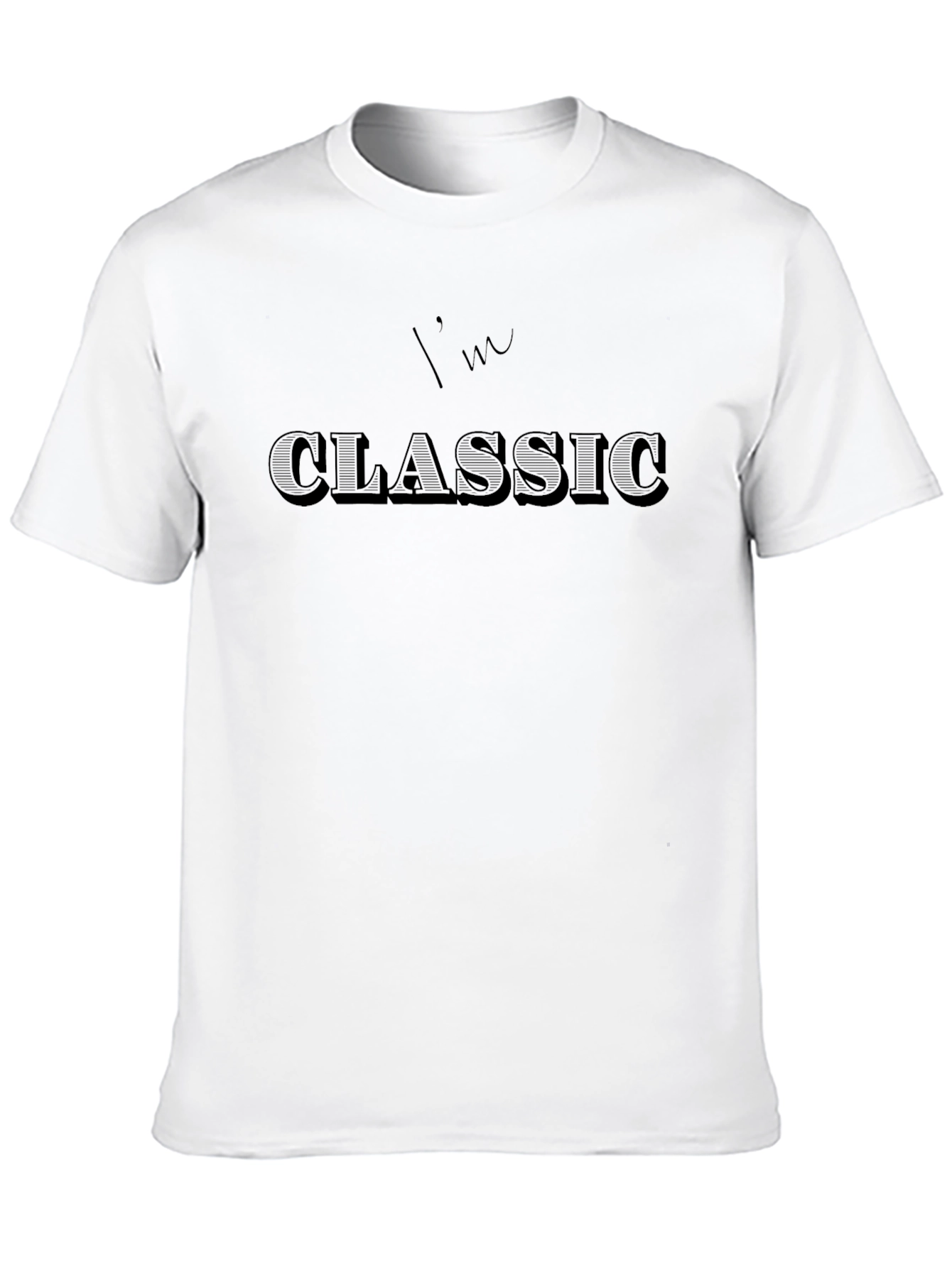 Im Classic Black Graphic Tee