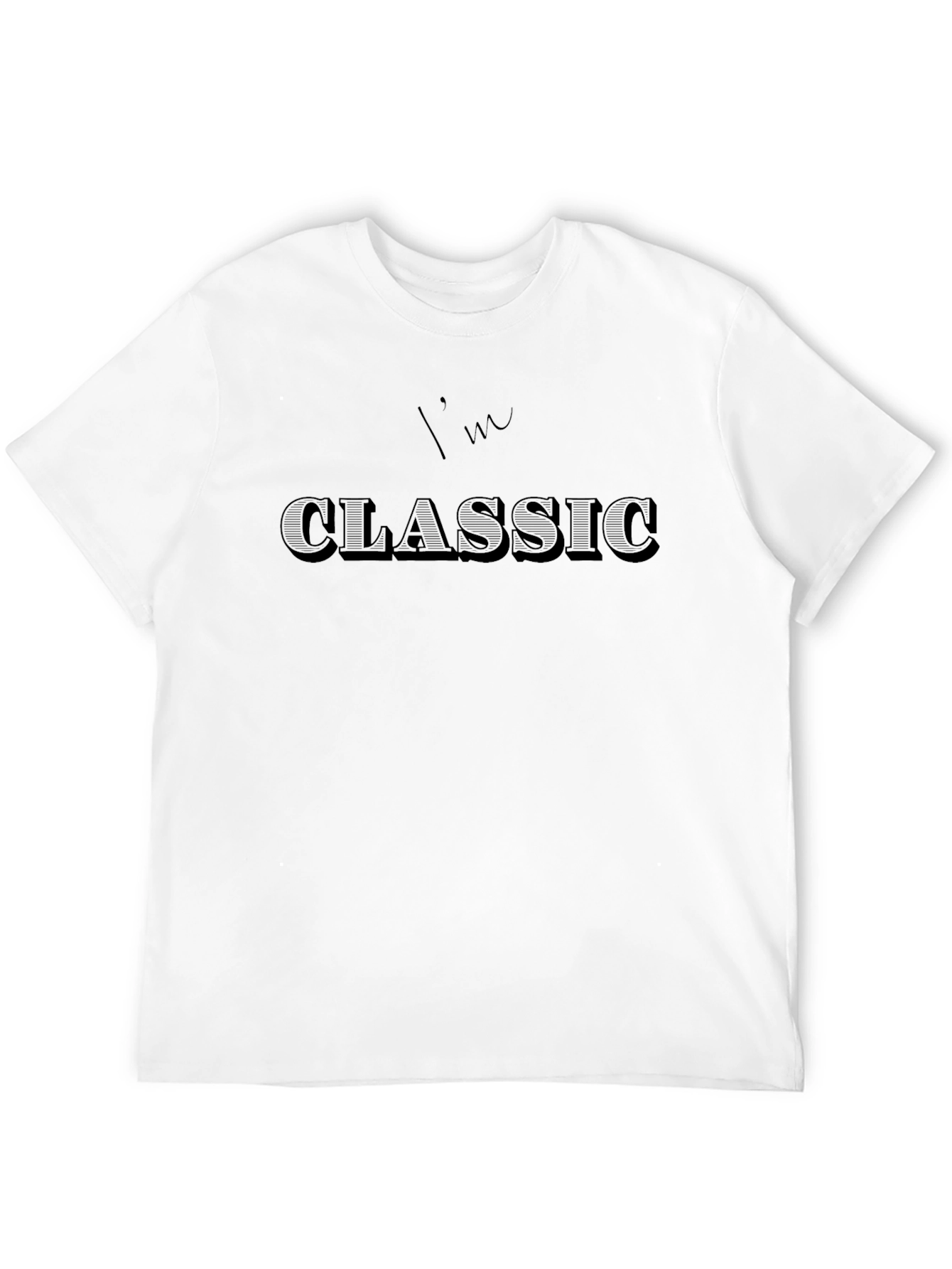 Im Classic Black Graphic Tee