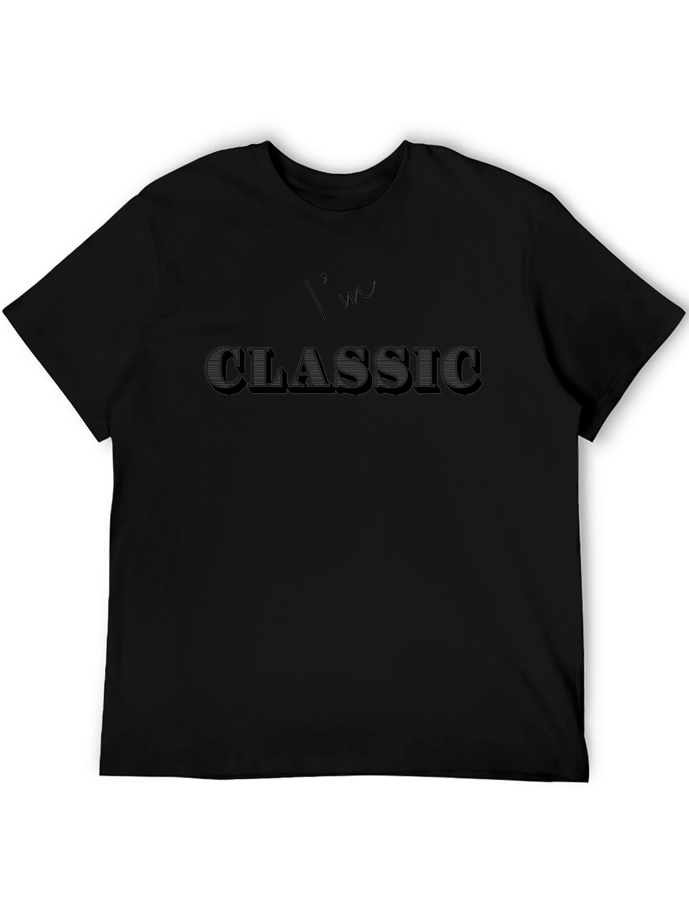 Im Classic Black Graphic Tee