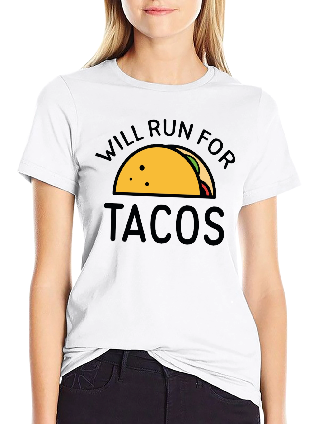 Will Run For Tacos Graphic Tee