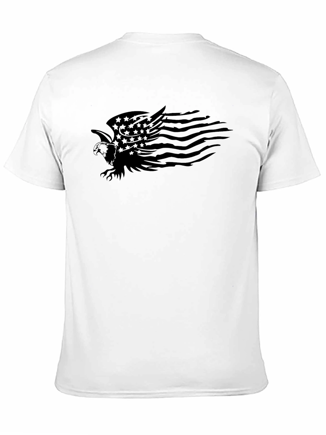 Eagle Flag Graphic Tee - Patriotic Style
