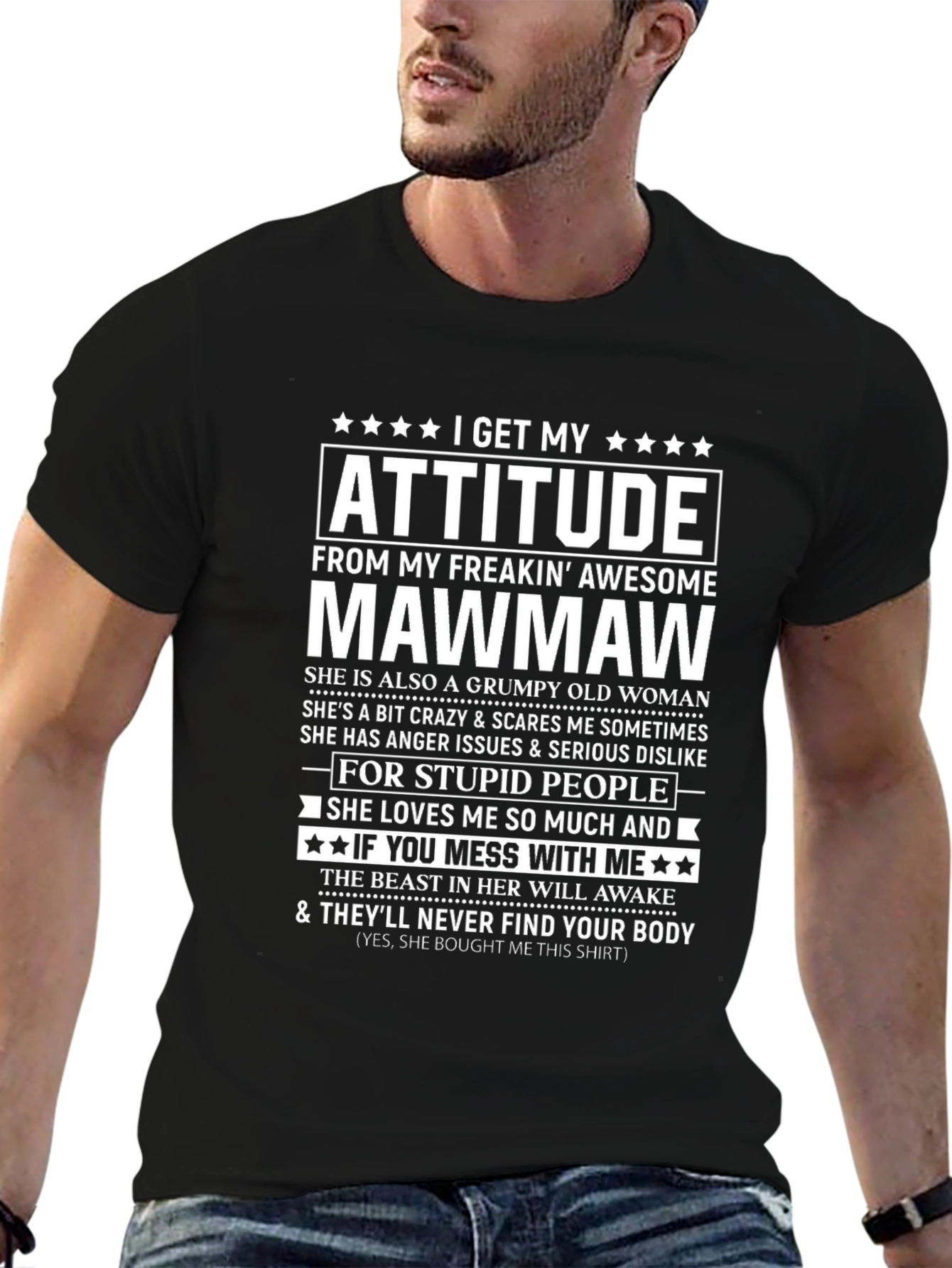 Attitude Mawmaw Graphic T-Shirt