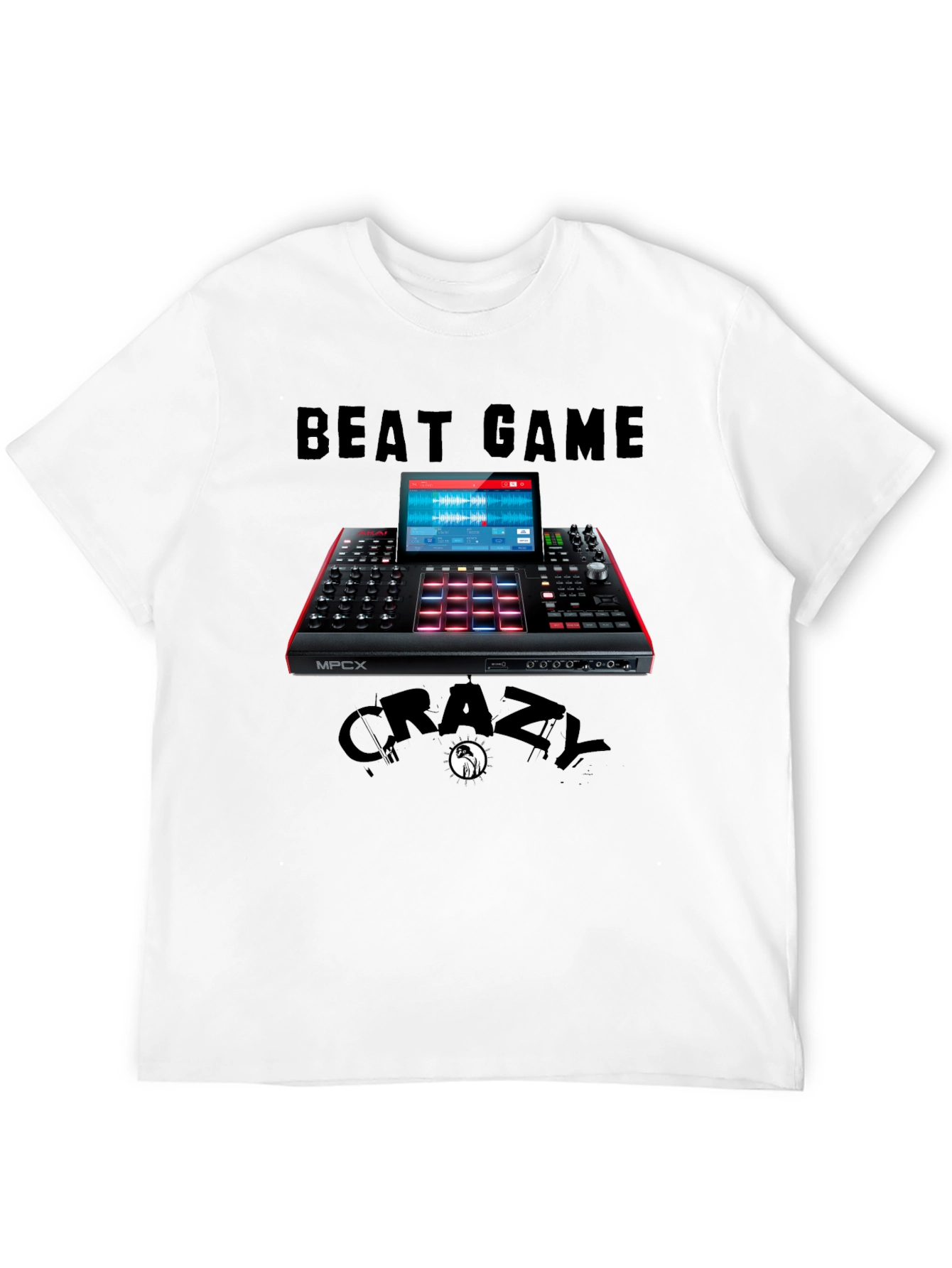 Beat Game Crazy MPCX Black Graphic T-Shirt