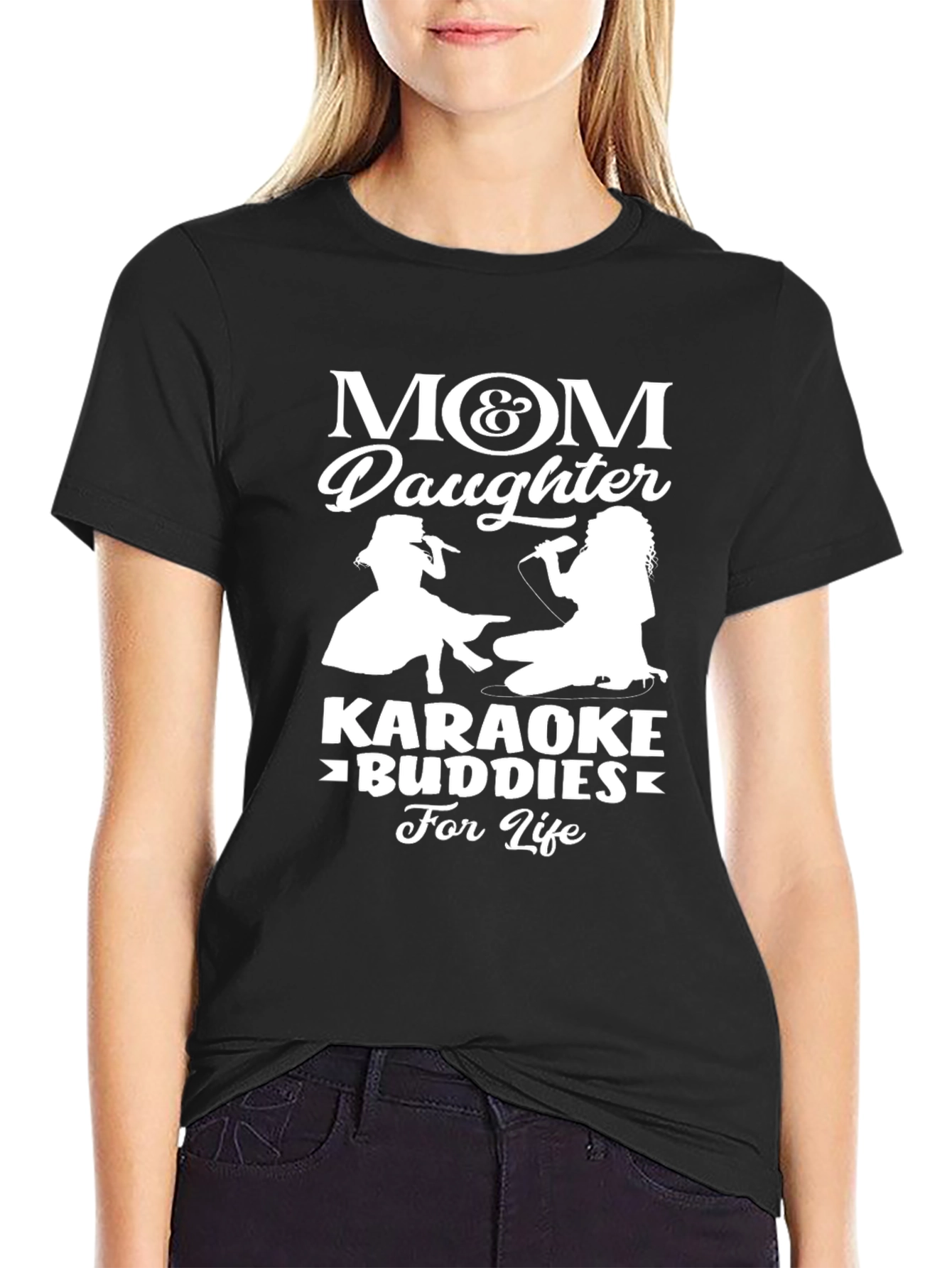 Mom & Daughter Karaoke Buddies T-Shirt