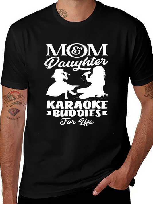 Mom & Daughter Karaoke Buddies T-Shirt