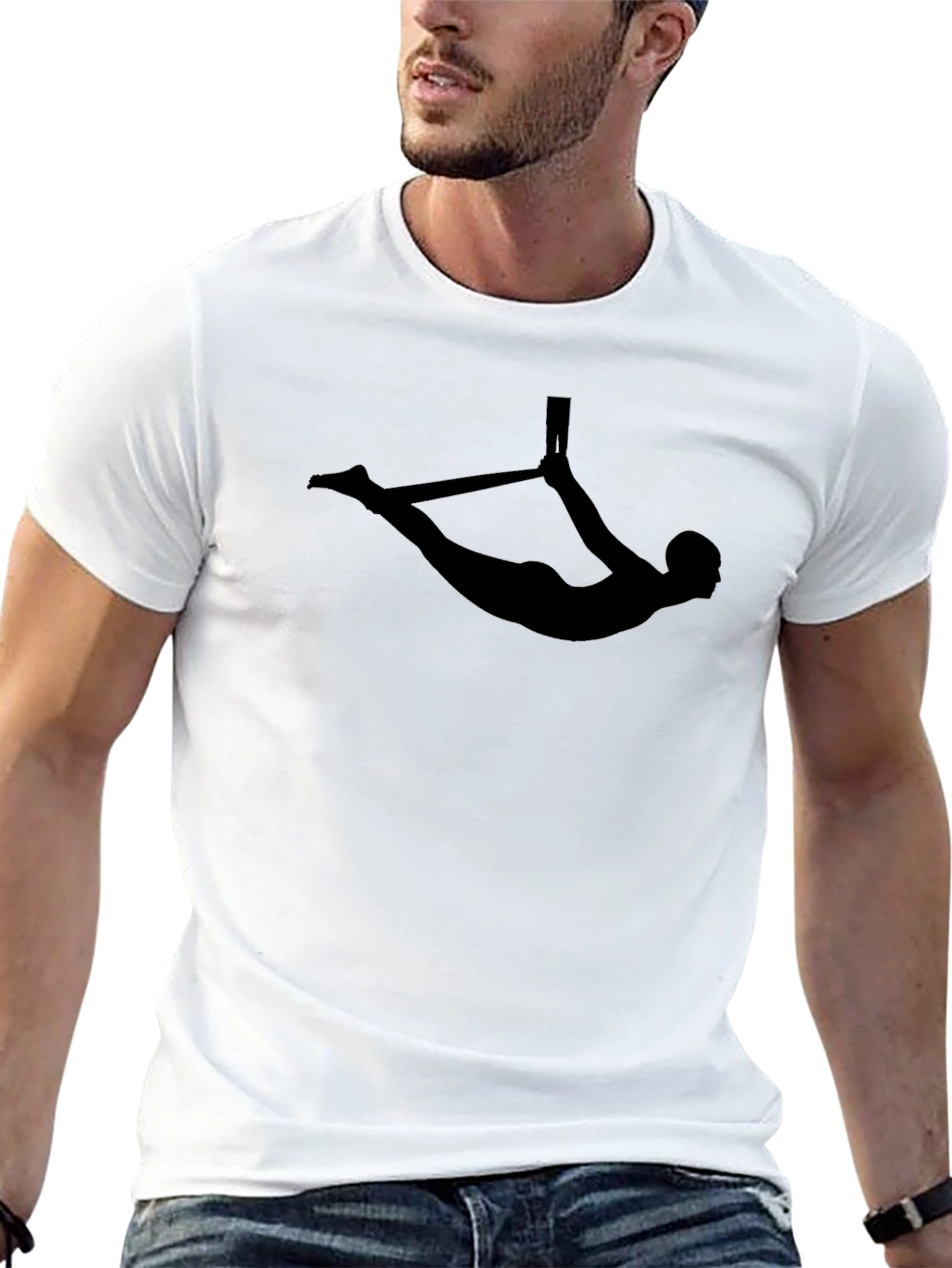 Aerial Acrobat T-Shirt - Stylish Black Tee