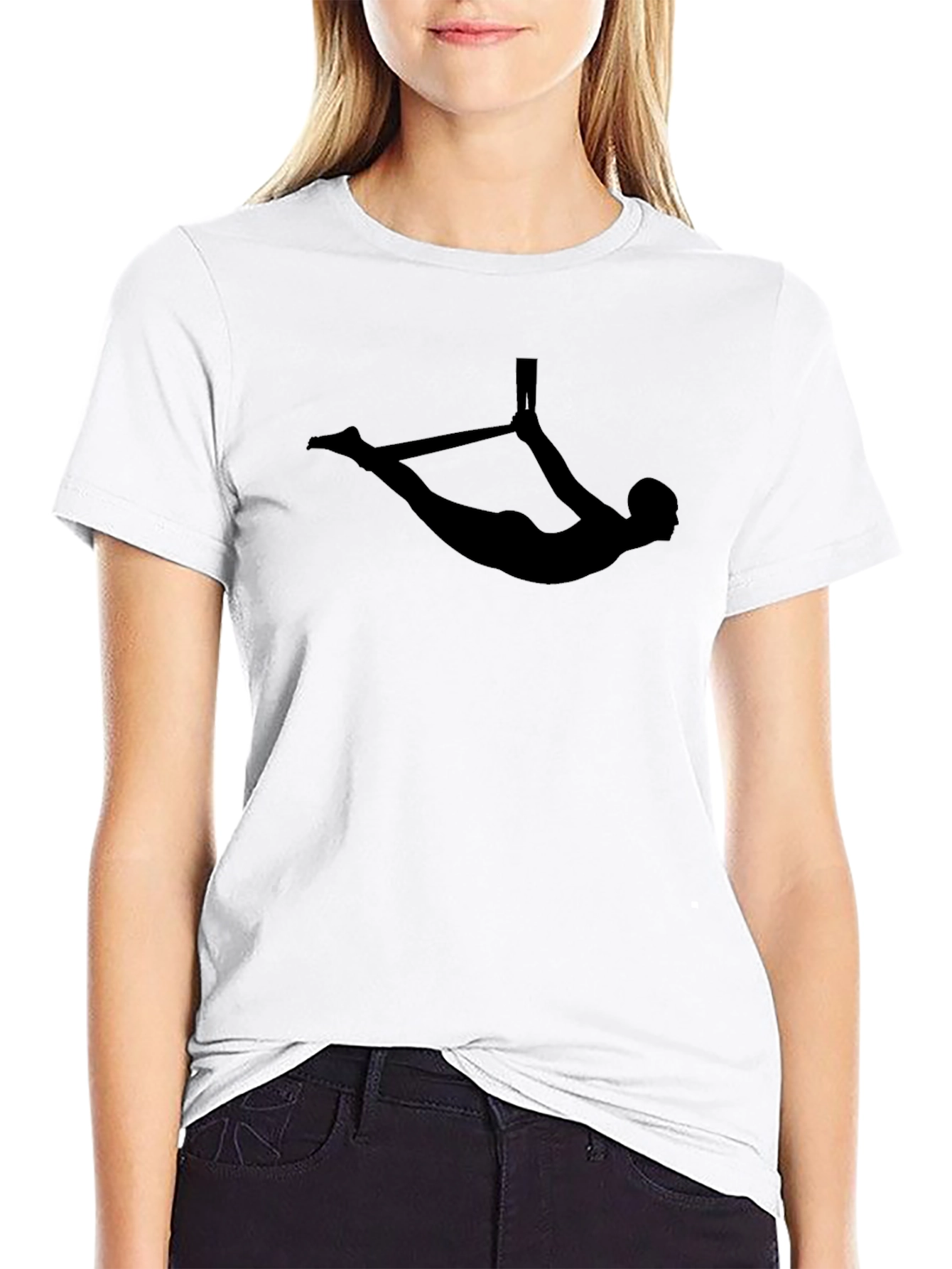Aerial Acrobat T-Shirt - Stylish Black Tee