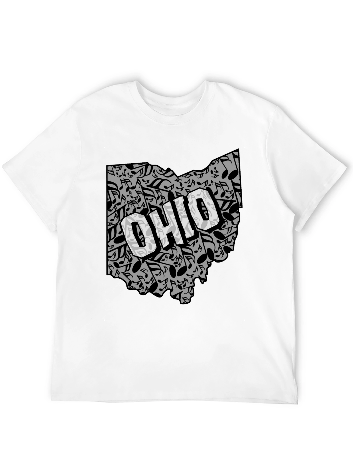 Ohio Music Notes T-Shirt - State Pride Tee