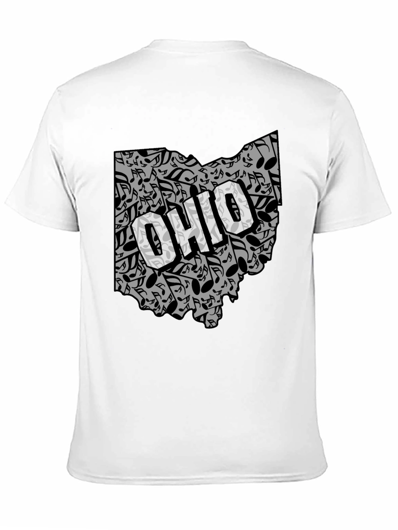 Ohio Music Notes T-Shirt - State Pride Tee