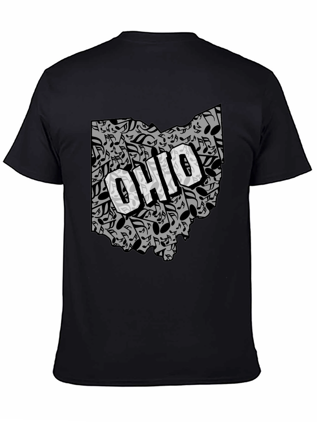 Ohio Music Notes T-Shirt - State Pride Tee
