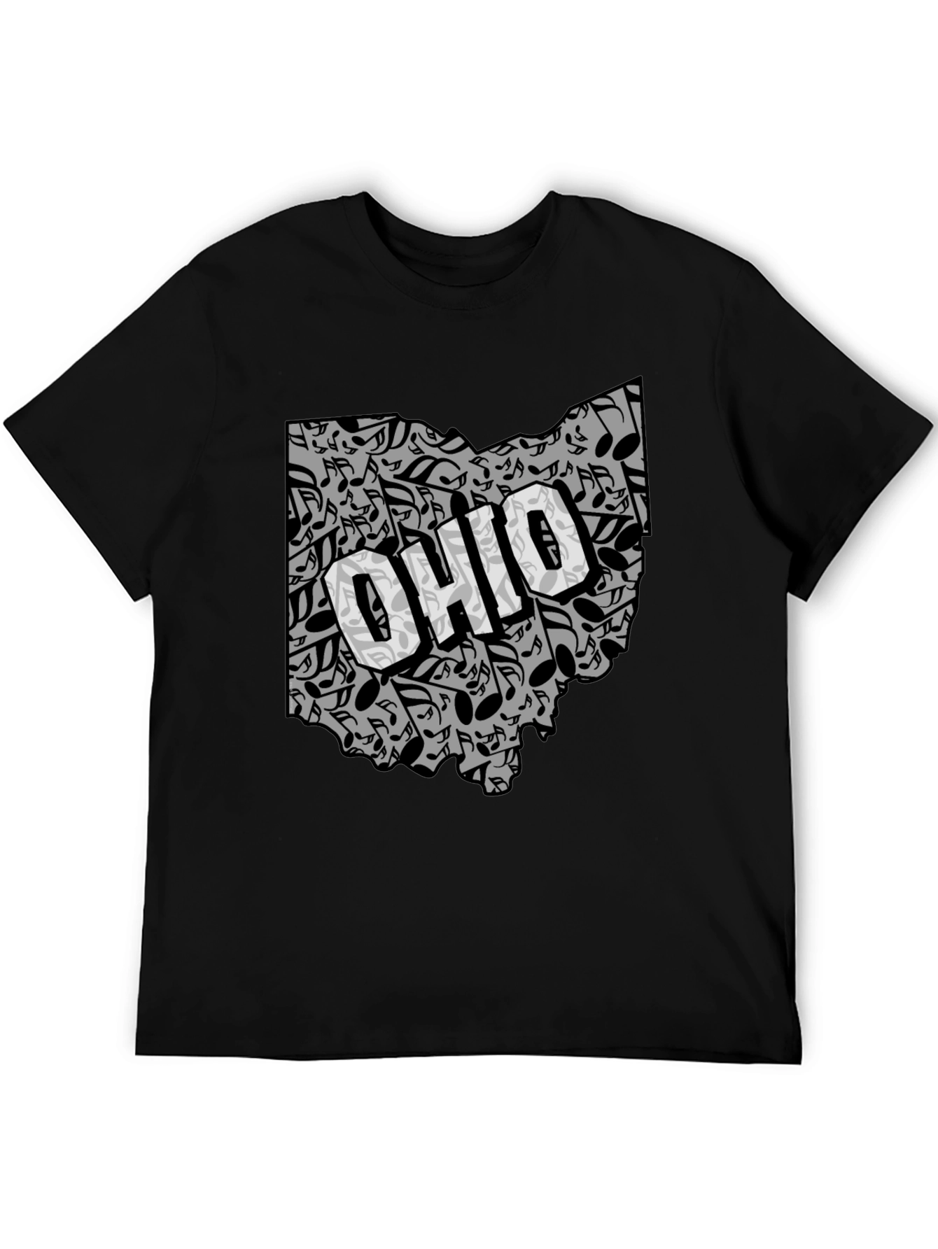 Ohio Music Notes T-Shirt - State Pride Tee