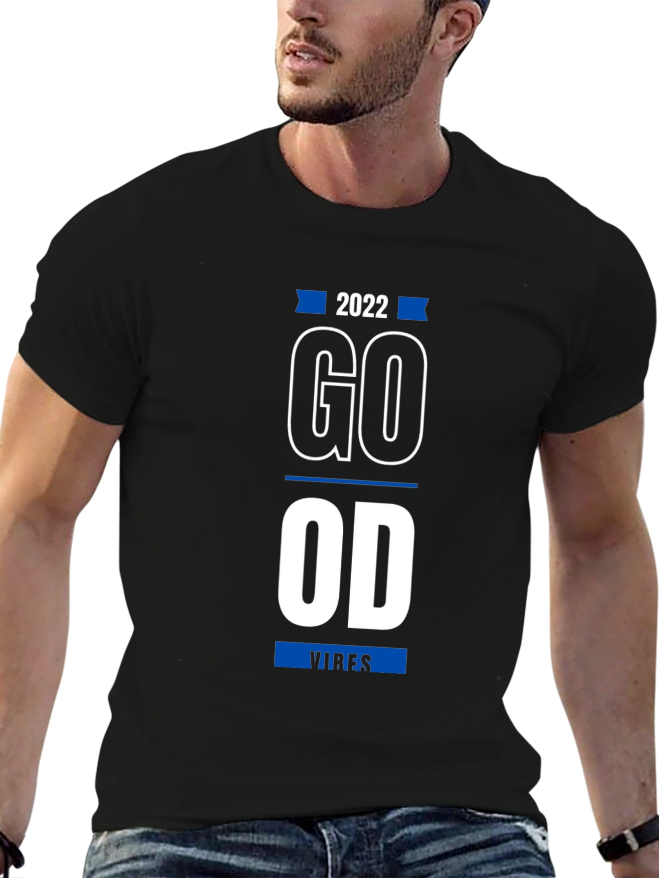 Good Vibes 2022 Graphic Tee - Black