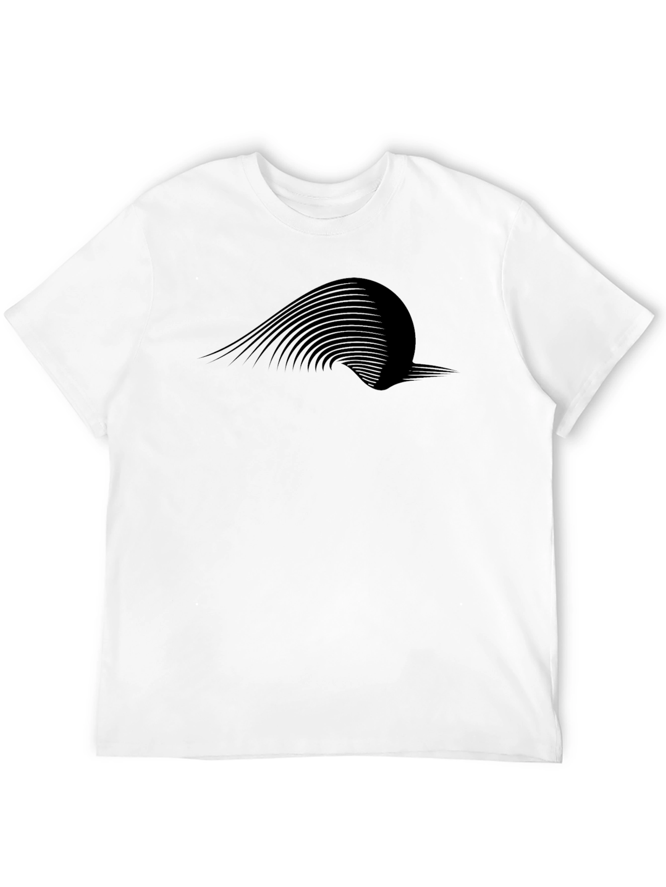 Modern Graphic Black T-Shirt