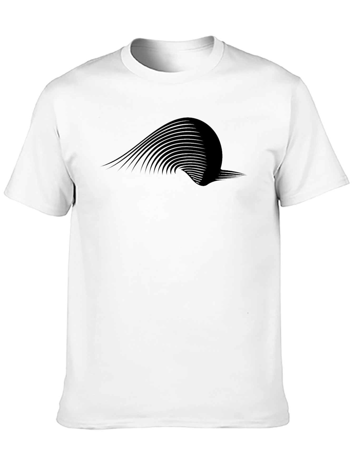 Modern Graphic Black T-Shirt