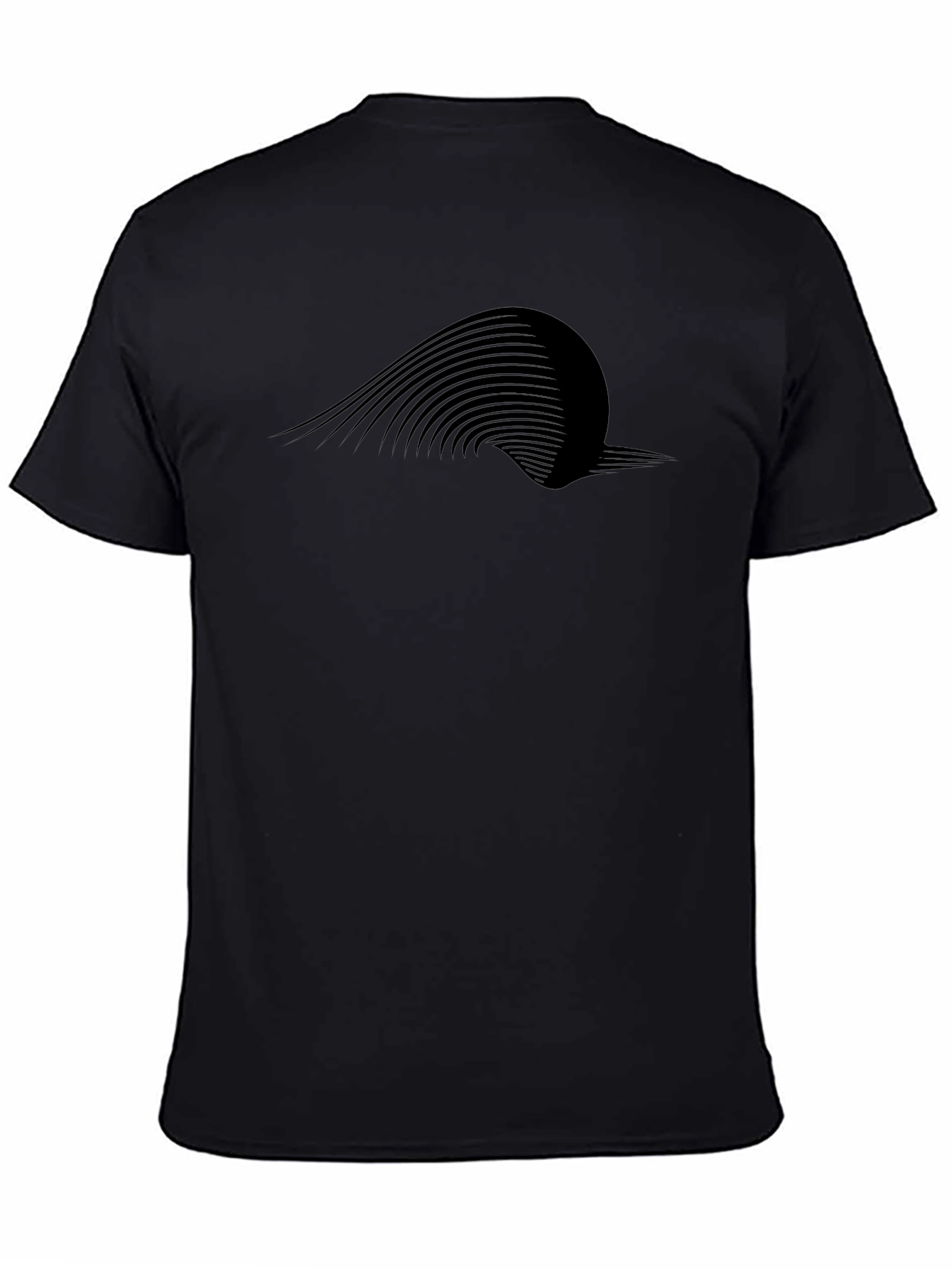 Modern Graphic Black T-Shirt