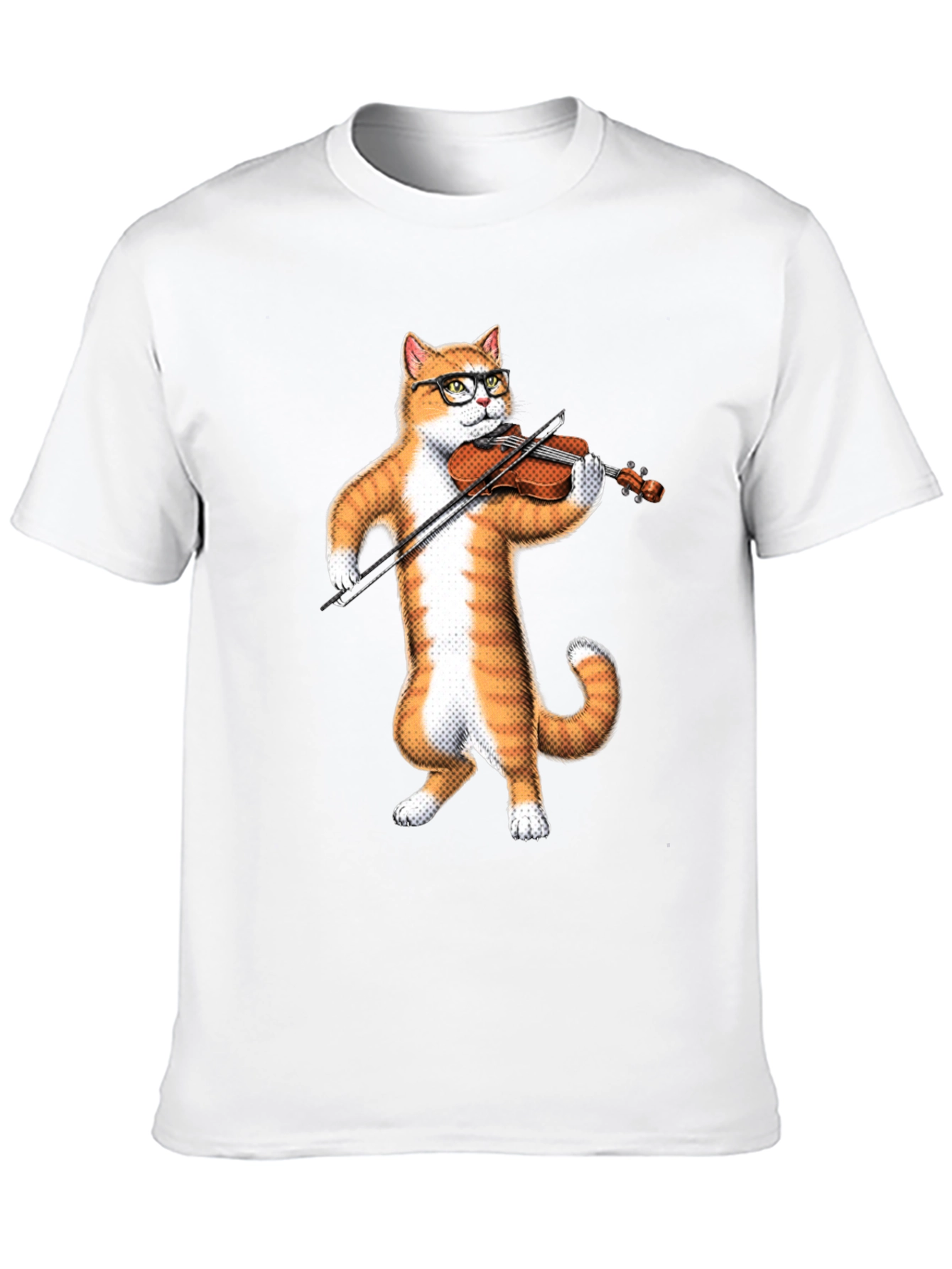 Cat Playing Violin T-Shirt