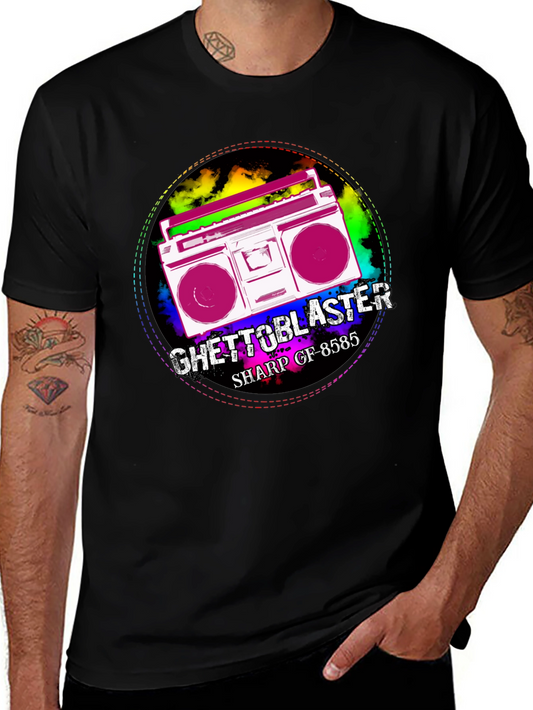 Retro Ghetto Blaster Graphic Tee