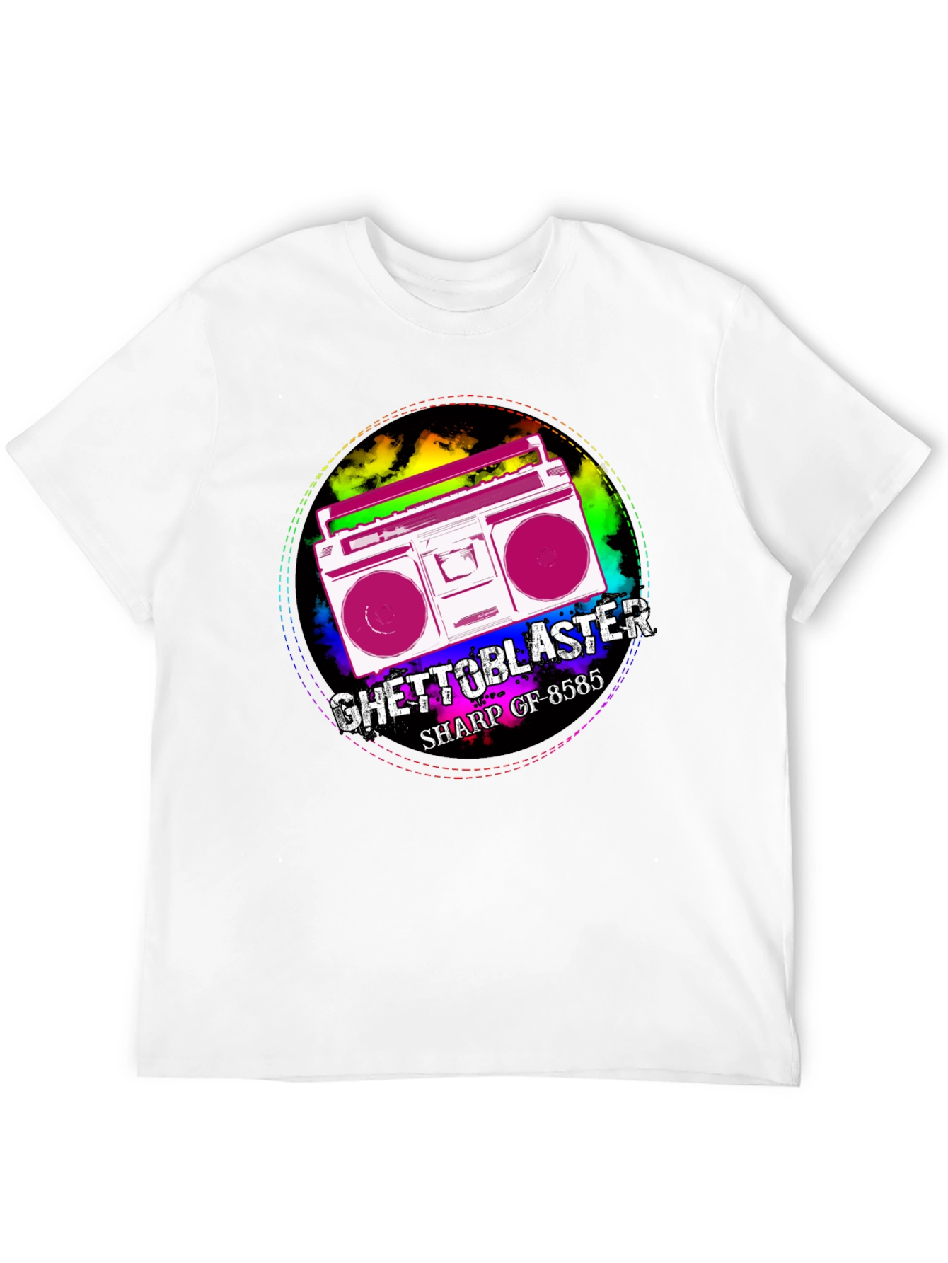 Retro Ghetto Blaster Graphic Tee