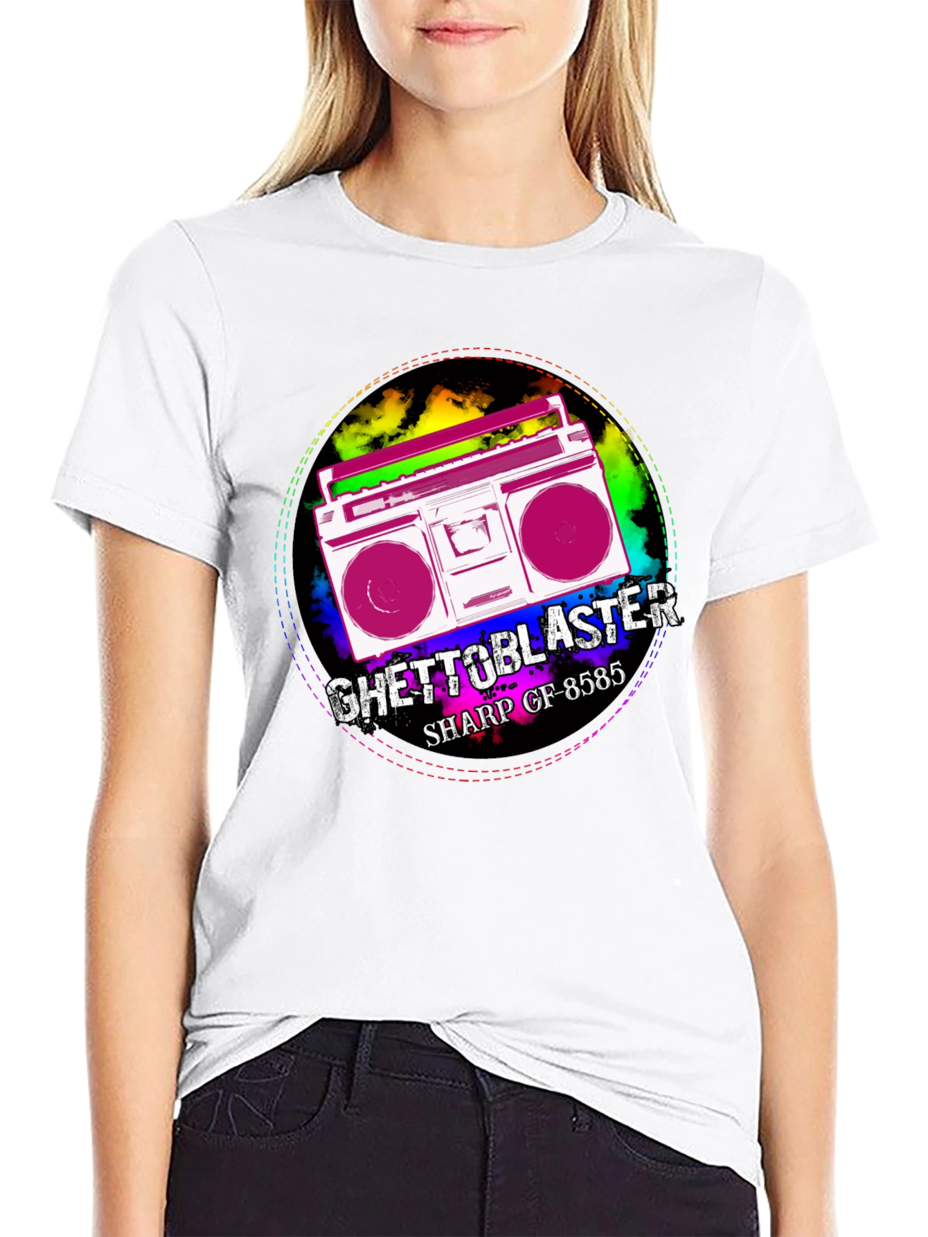Retro Ghetto Blaster Graphic Tee