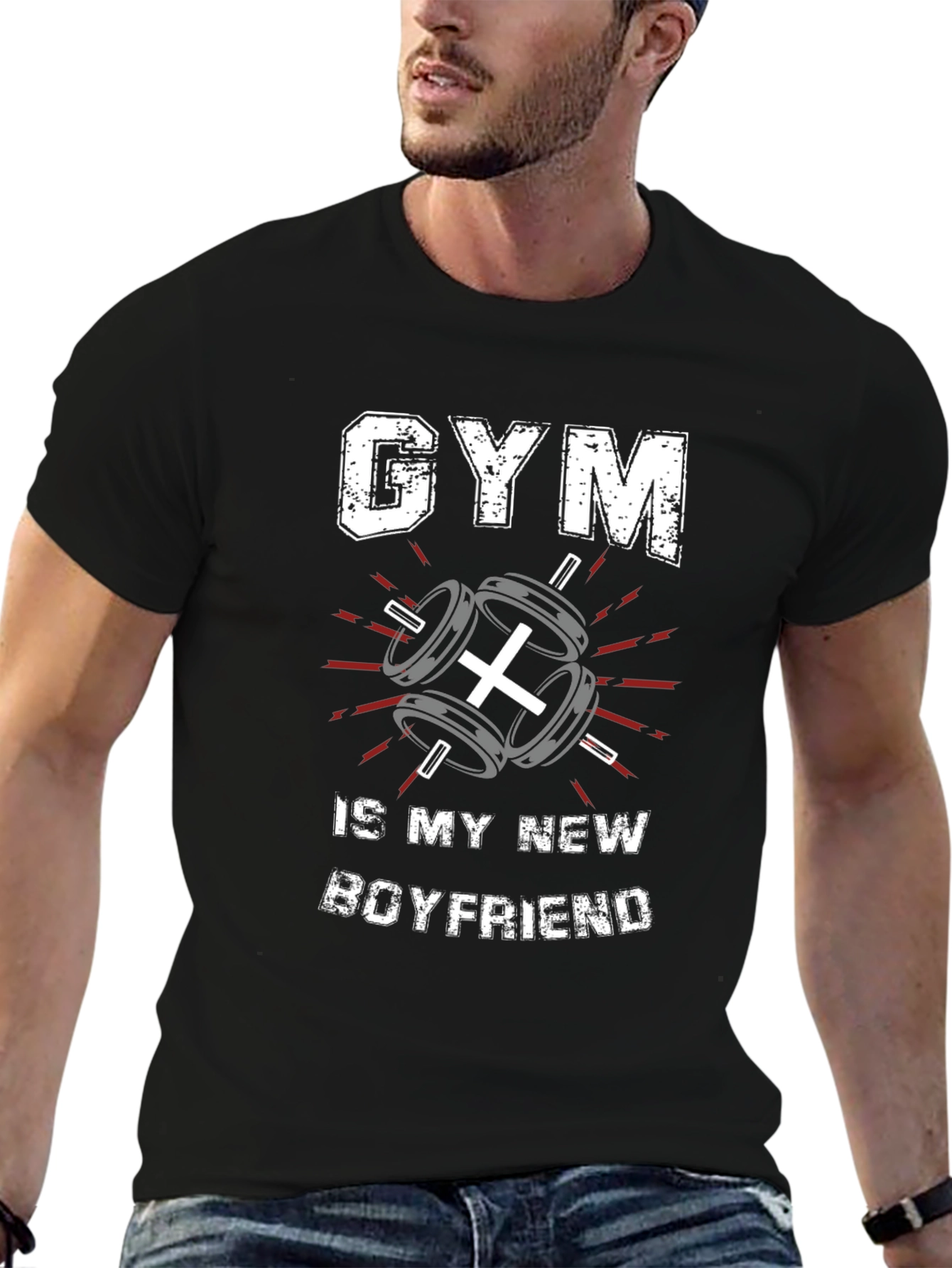 Gym is My New Boyfriend Graphic Tee