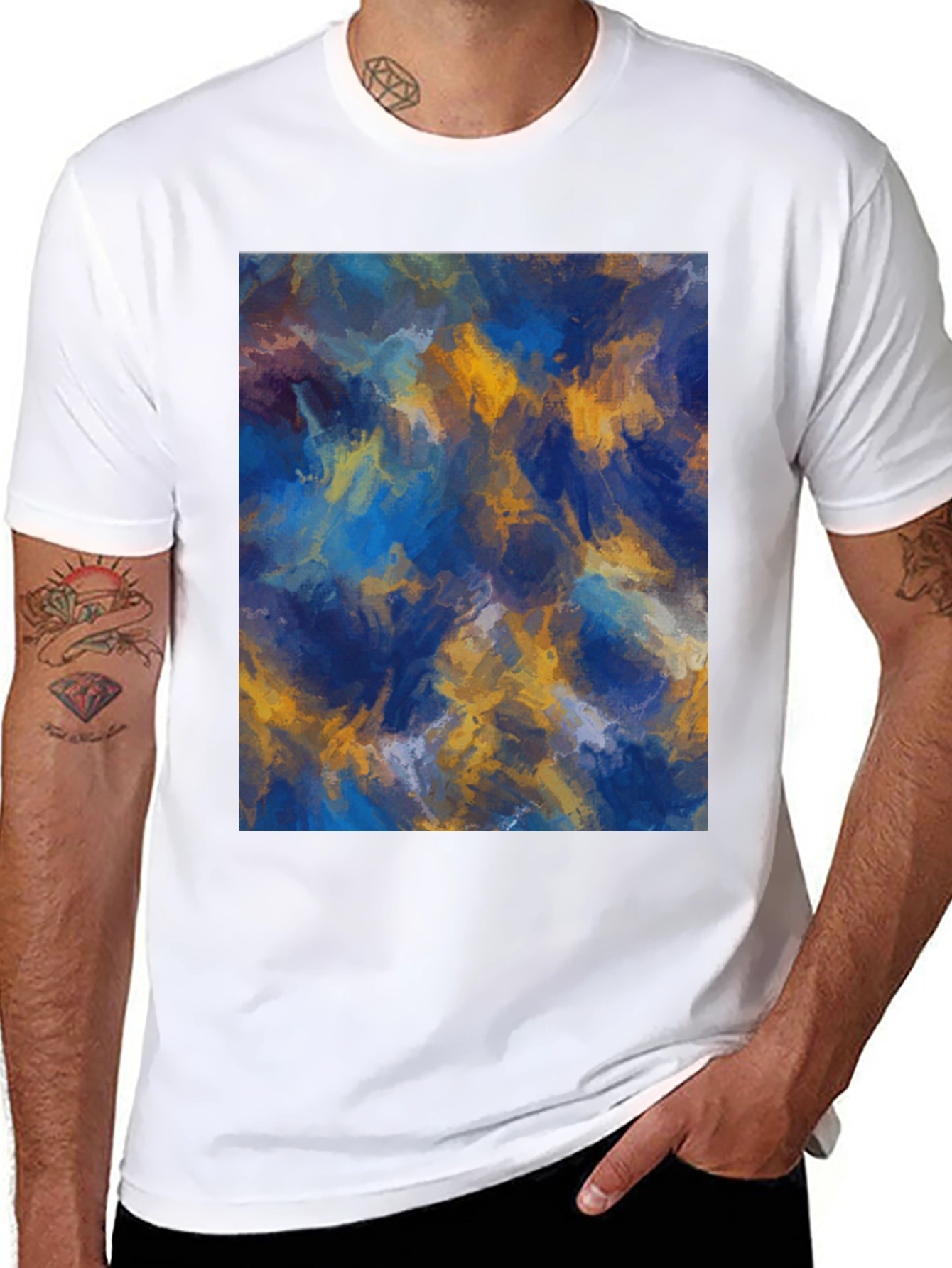 Abstract Art Tee - Artistic Expression