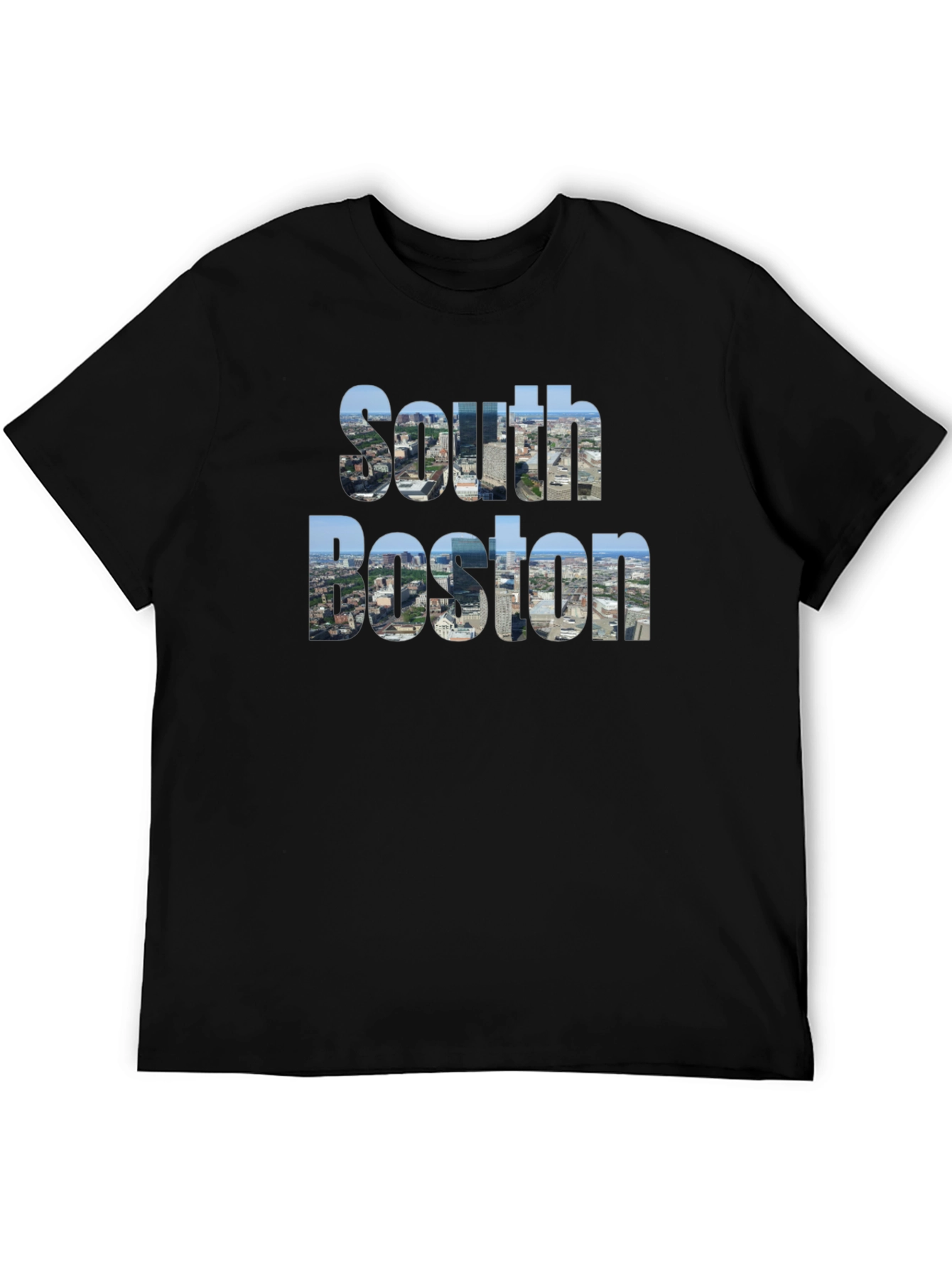 South Boston Graphic T-Shirt - Cityscape Design