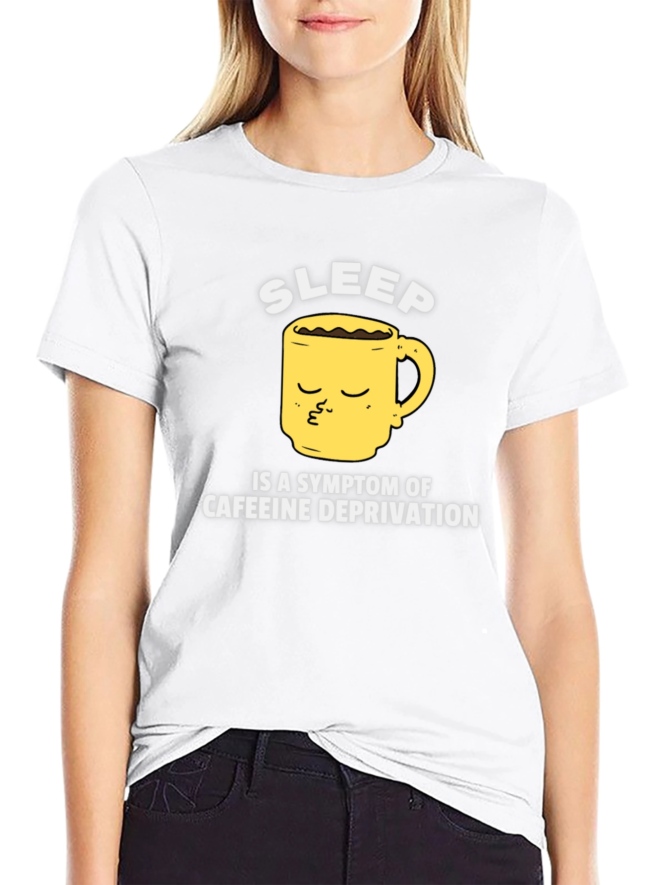 Sleep Caffeine Deprivation Graphic T-Shirt