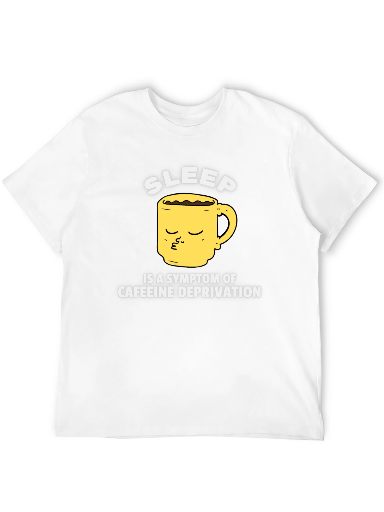 Sleep Caffeine Deprivation Graphic T-Shirt