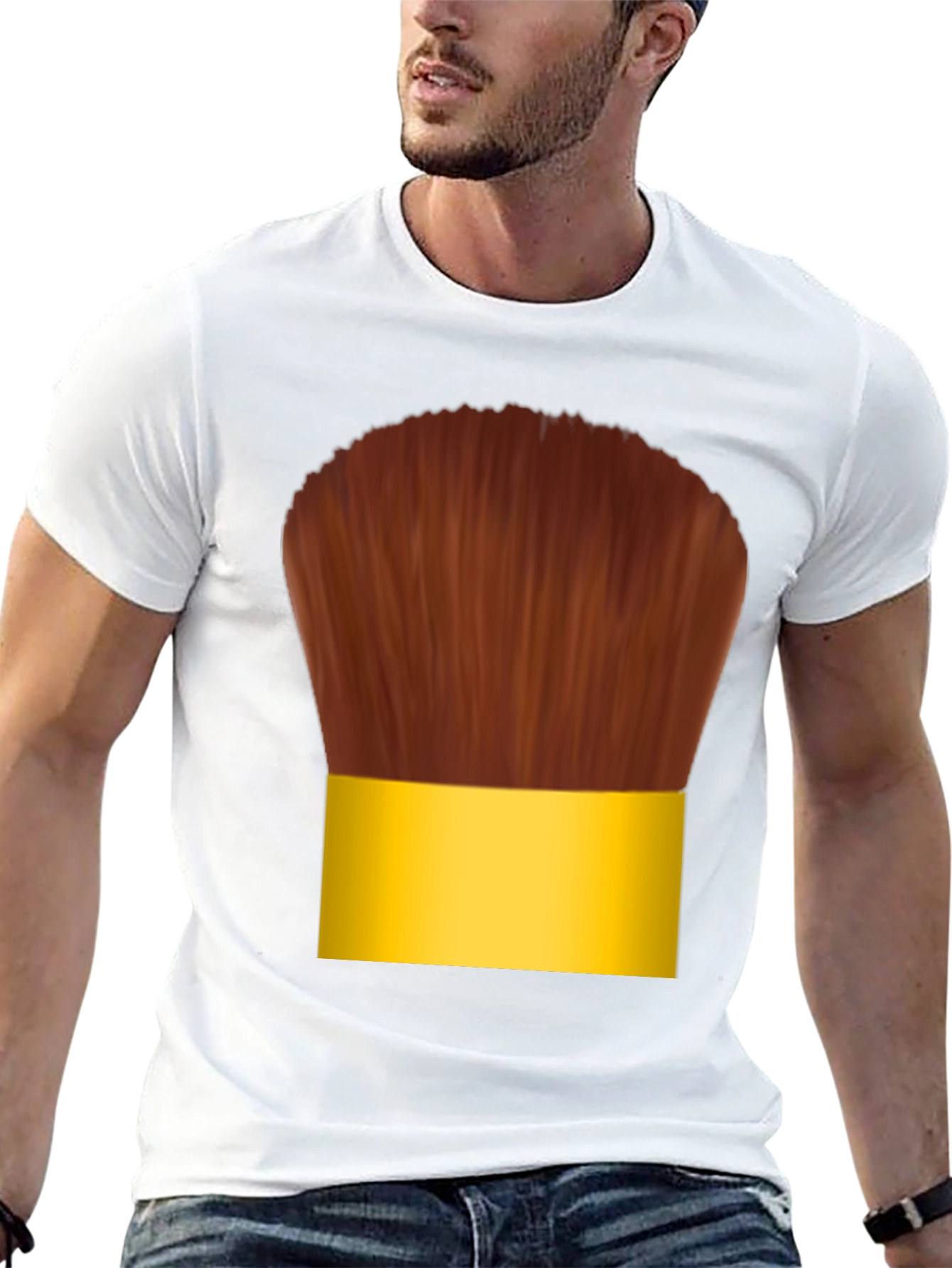 Makeup Brush Graphic T-Shirt - Unique Style