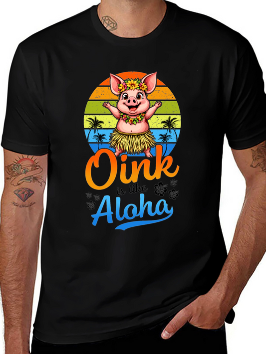 Oink is Like Aloha Pig T-Shirt