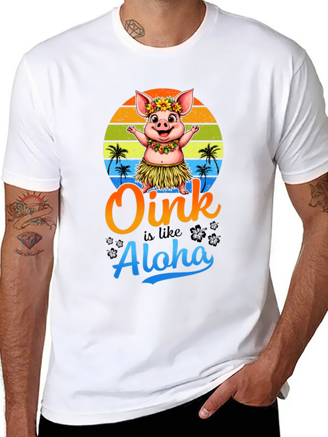 Oink is Like Aloha Pig T-Shirt