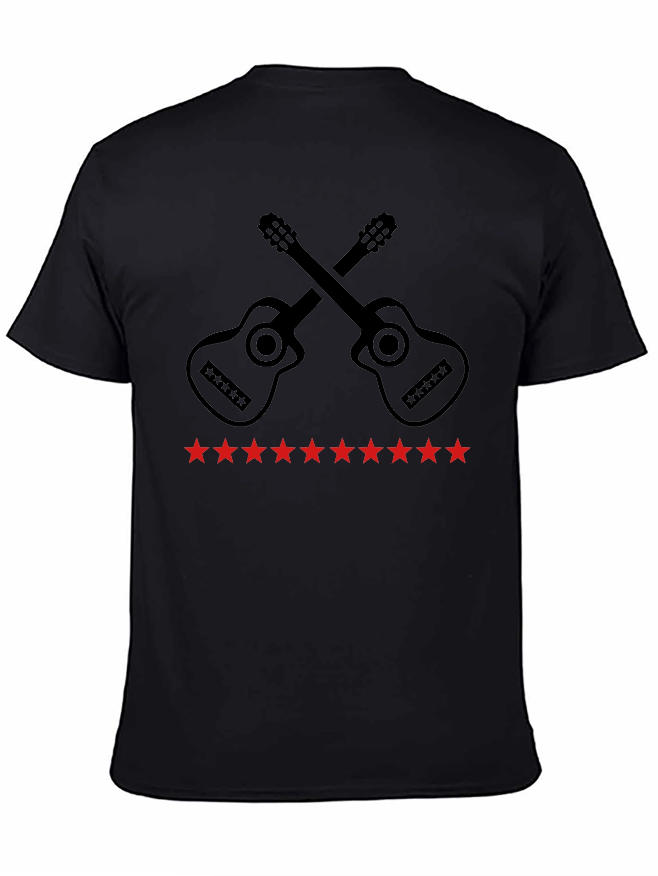 Guitar Star Graphic Tee - Black