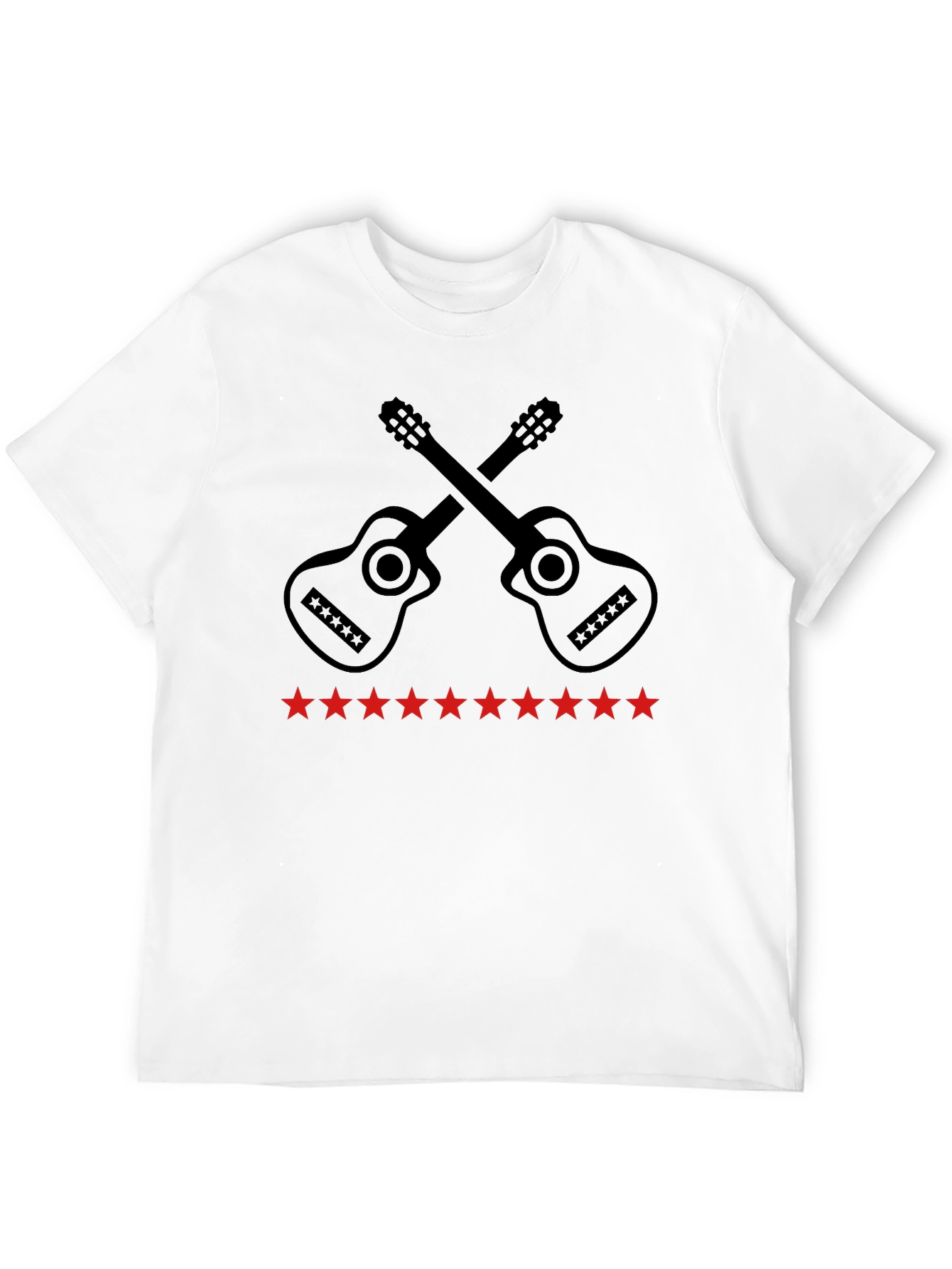 Guitar Star Graphic Tee - Black