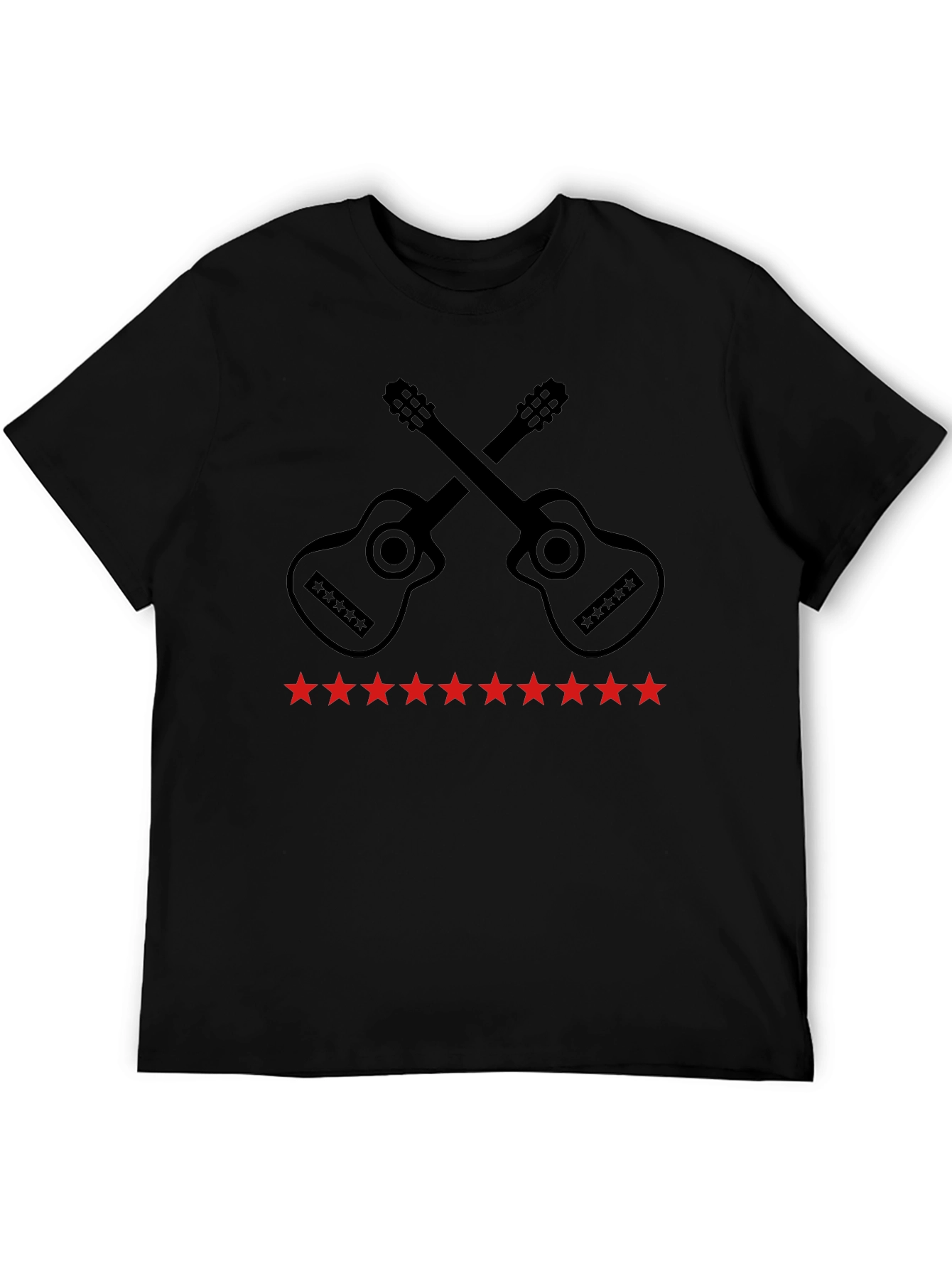 Guitar Star Graphic Tee - Black