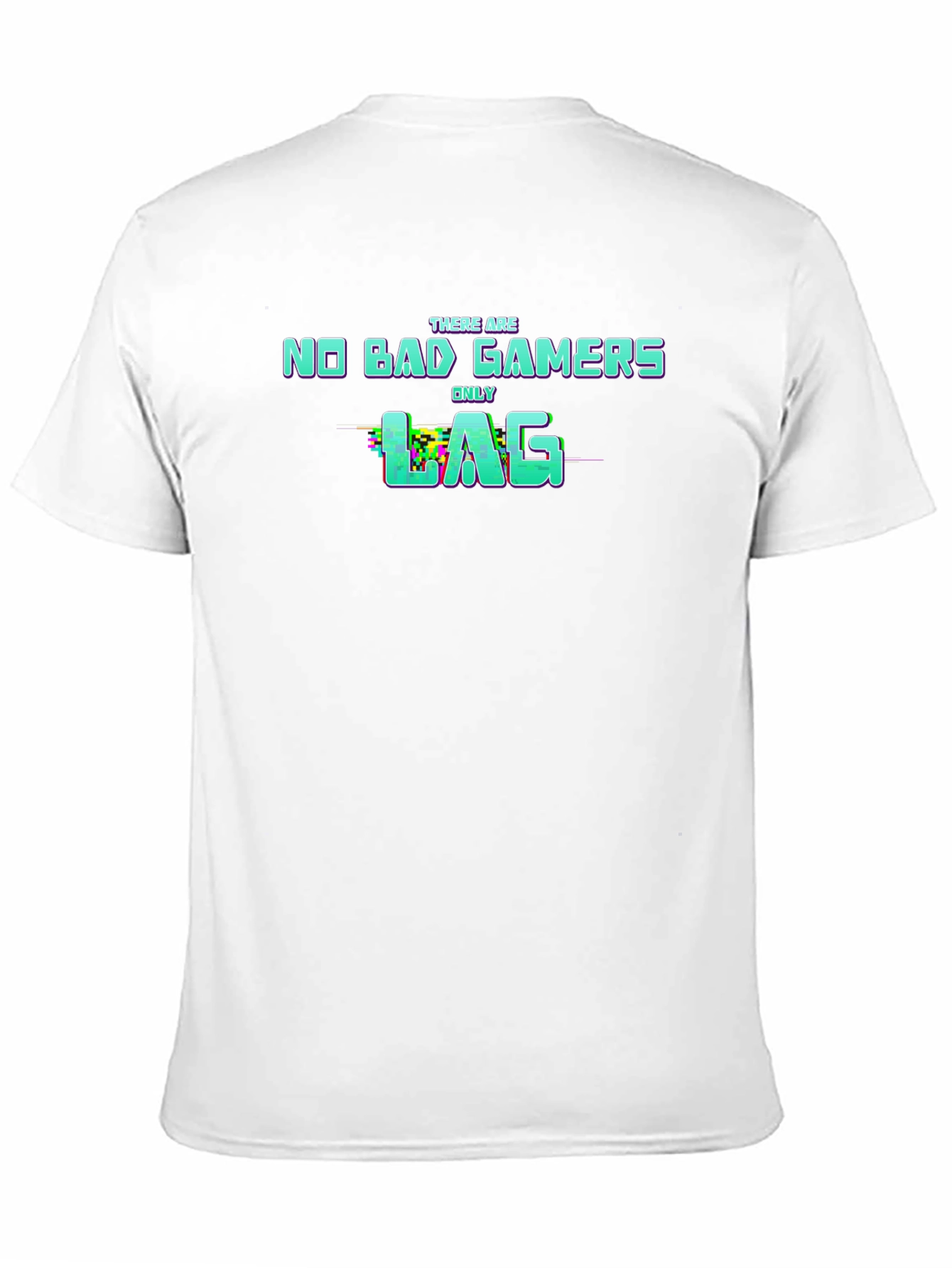 No Bad Gamers Only Lag Graphic Tee - Black