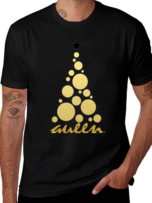 Queen Christmas Tree Graphic Tee - Holiday Gift