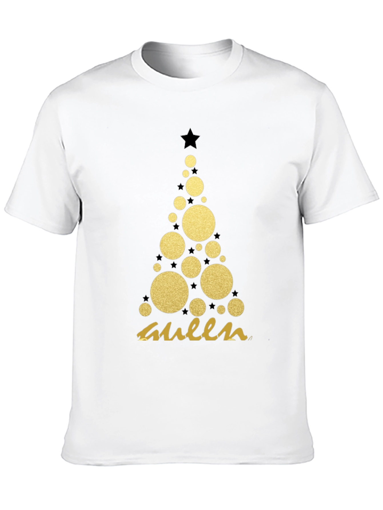 Queen Christmas Tree Graphic Tee - Holiday Gift