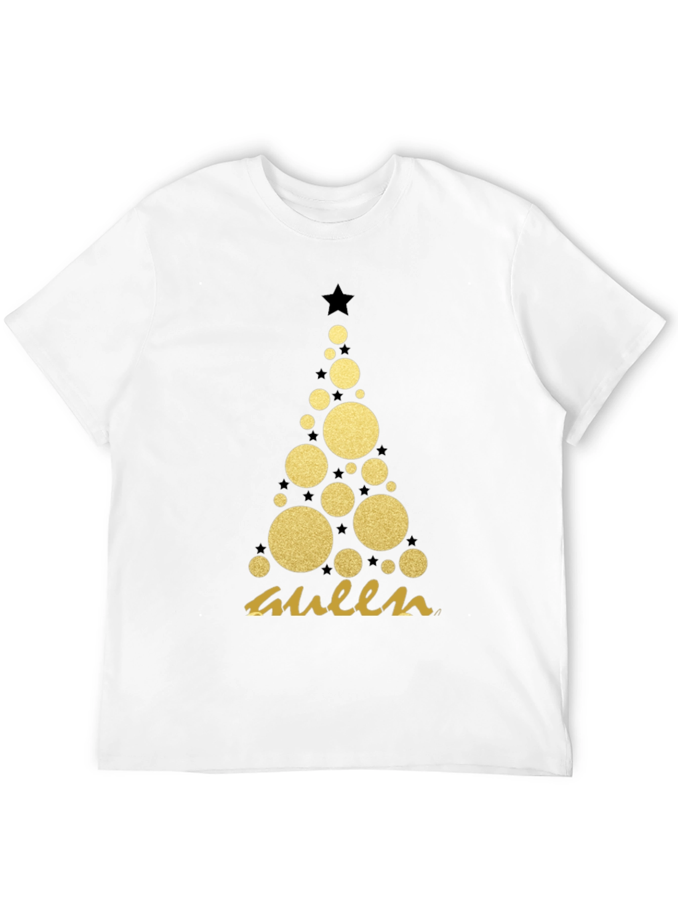 Queen Christmas Tree Graphic Tee - Holiday Gift