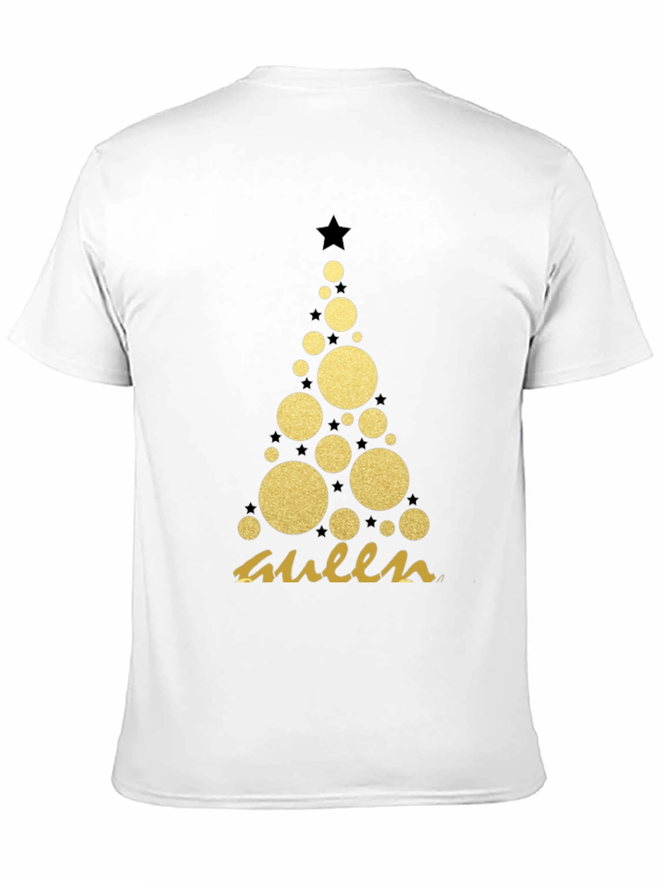 Queen Christmas Tree Graphic Tee - Holiday Gift