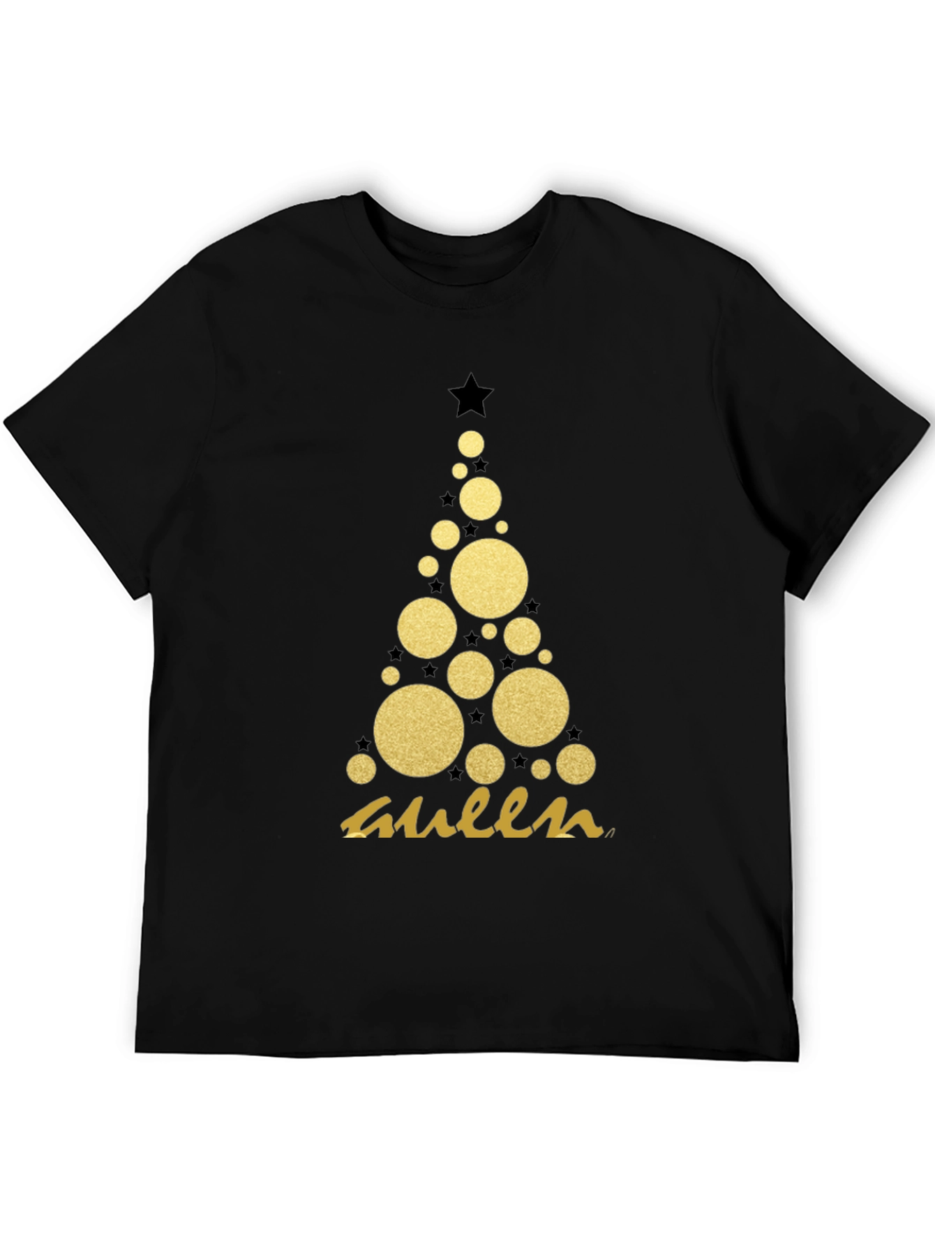Queen Christmas Tree Graphic Tee - Holiday Gift