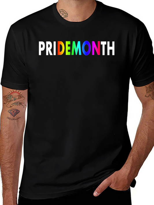 Pride Month T-Shirt - Rainbow Text