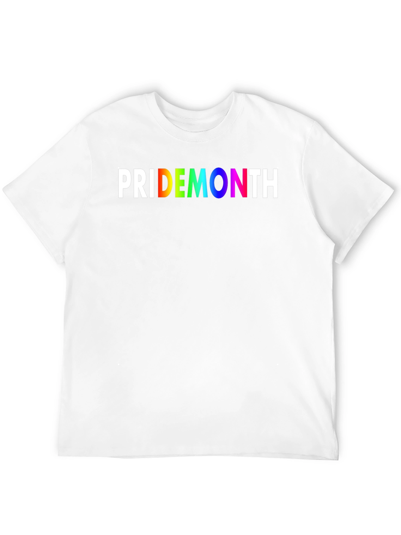 Pride Month T-Shirt - Rainbow Text