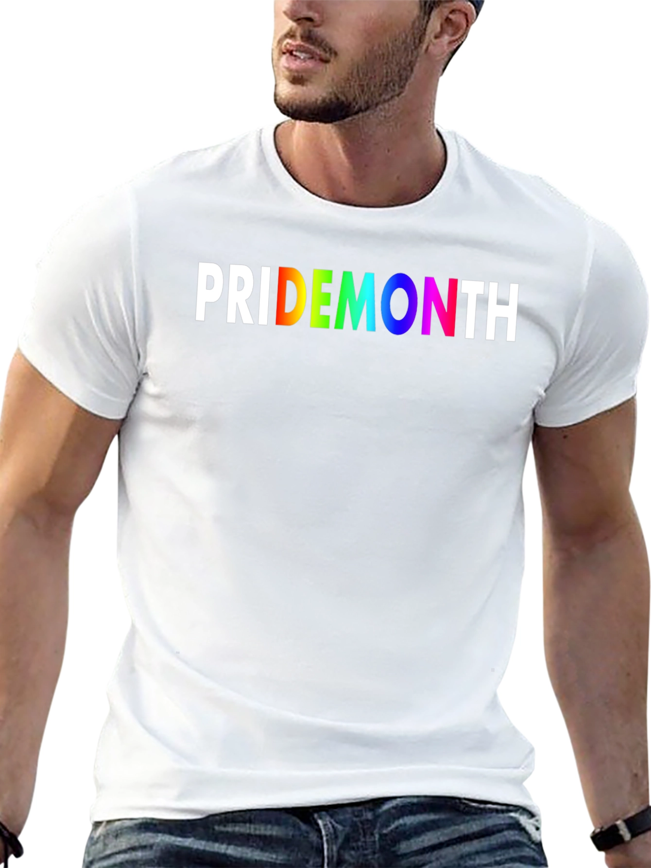 Pride Month T-Shirt - Rainbow Text